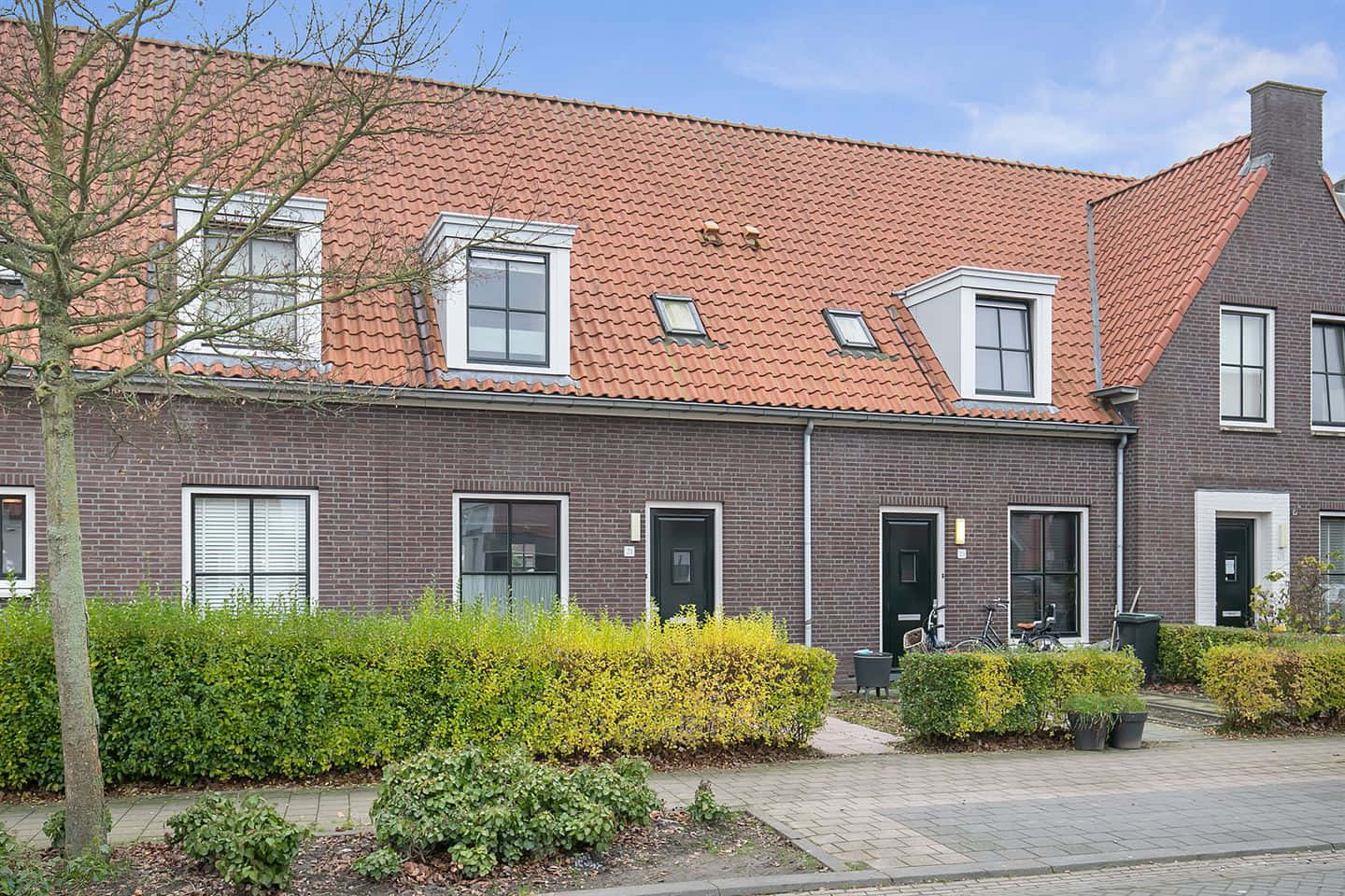 Helmond, traditional Dutch houses, brick townhouses, HD Desktop Wallpaper