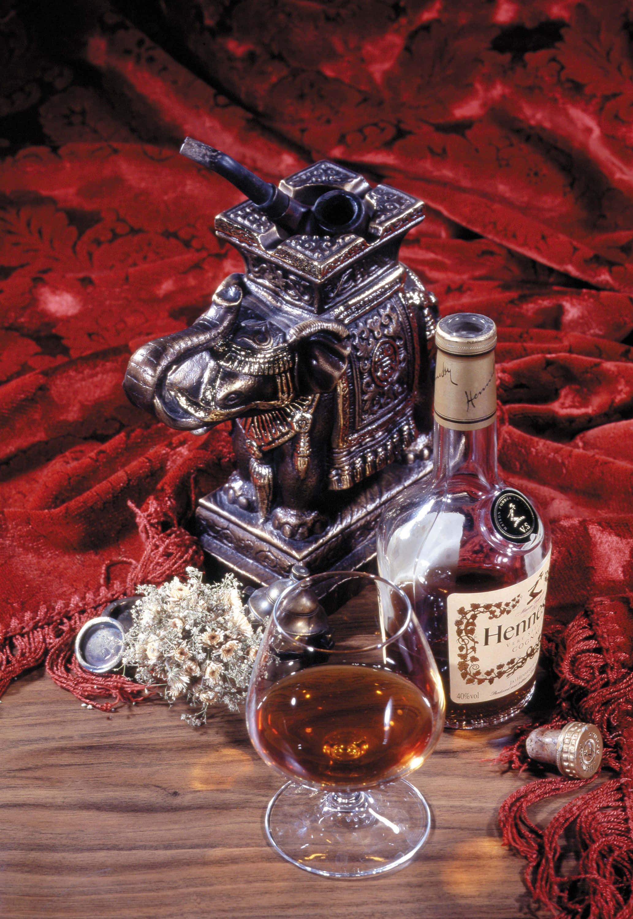 Hennessy, elephant figurine, silver elephant, 2K Phone Wallpaper