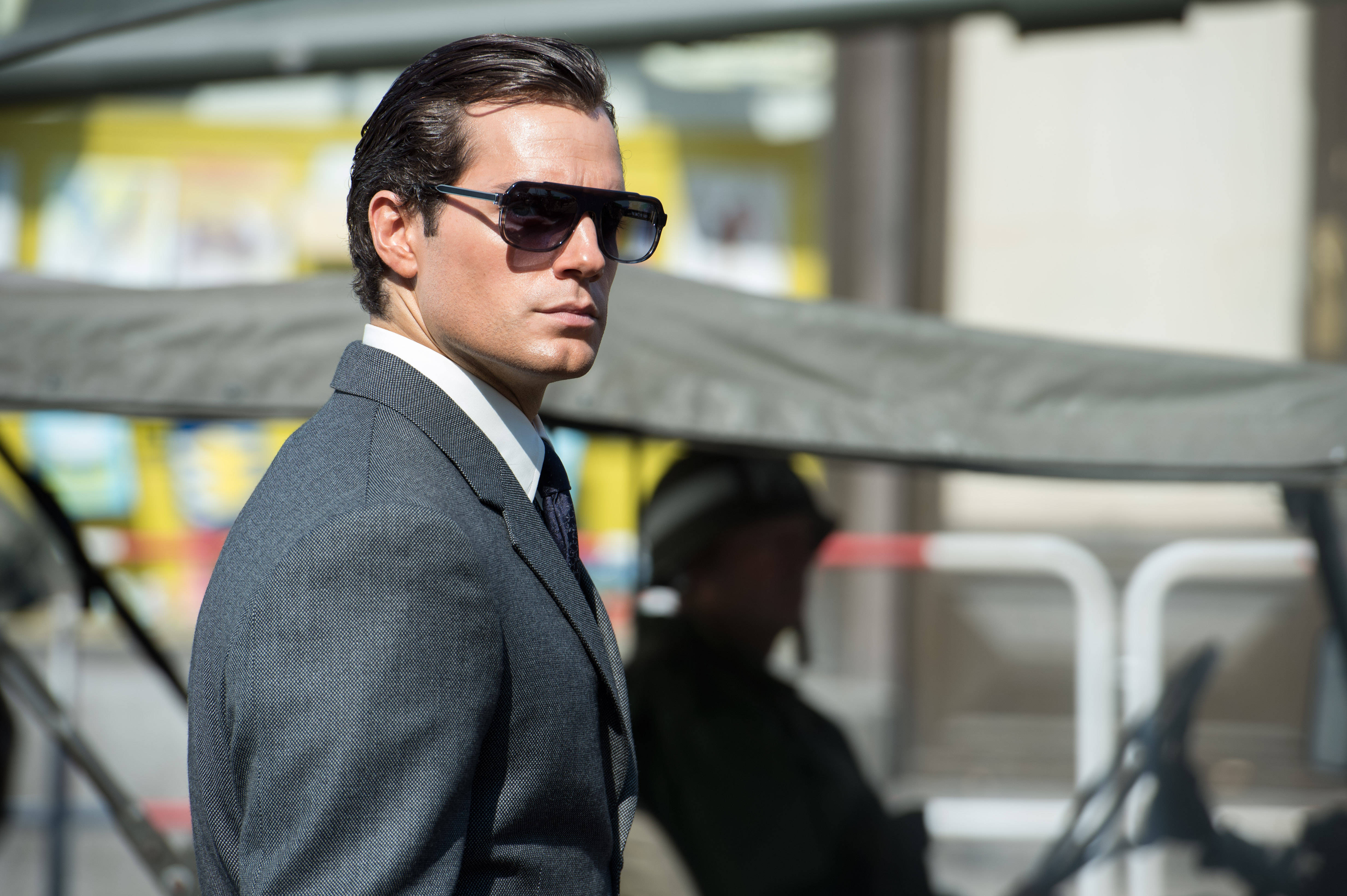 Henry Cavill, formal suit, gray suit, 4K Desktop Wallpaper