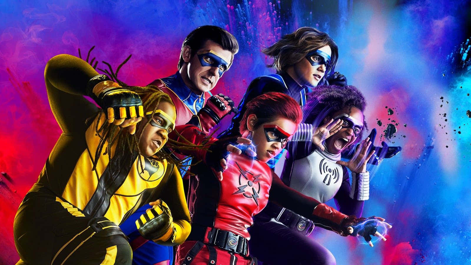 Henry Danger, cosmic purple, cosmic blue, HD Desktop Wallpaper