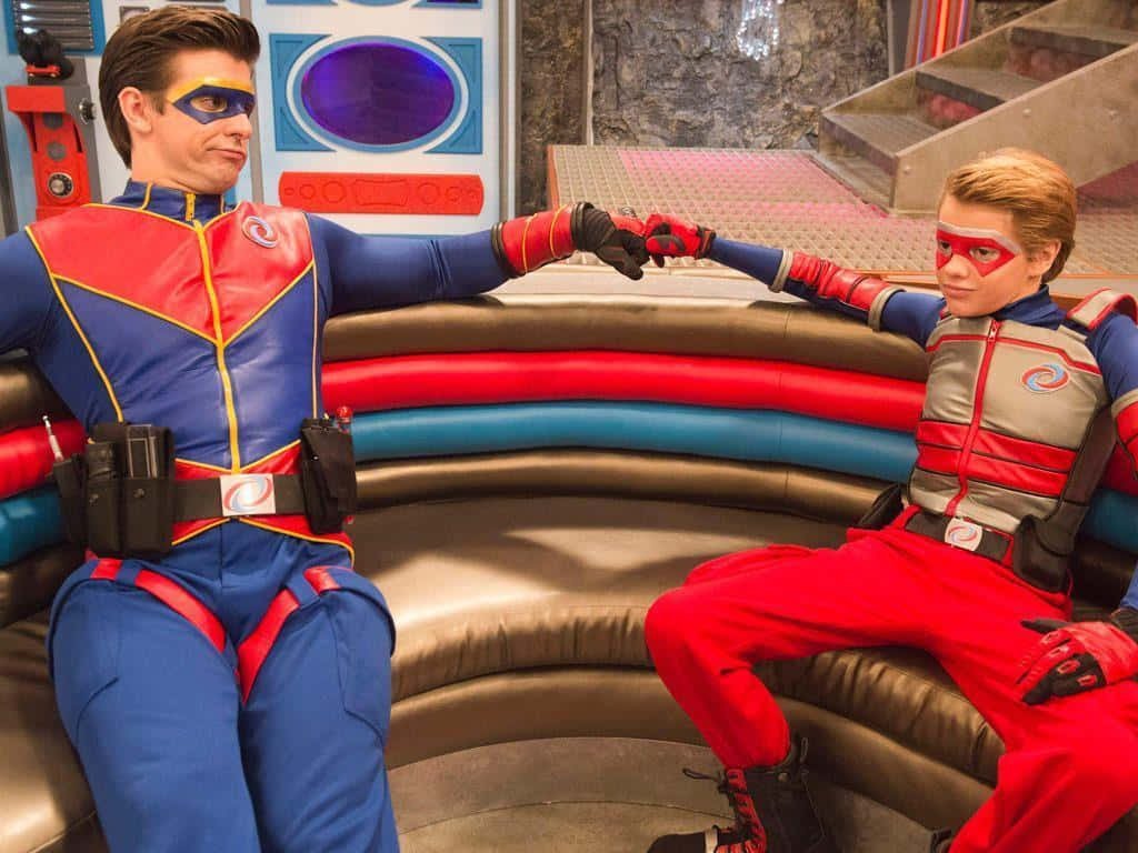 Henry Danger, retro-futuristic lair, colorful costumes, SD Desktop Wallpaper
