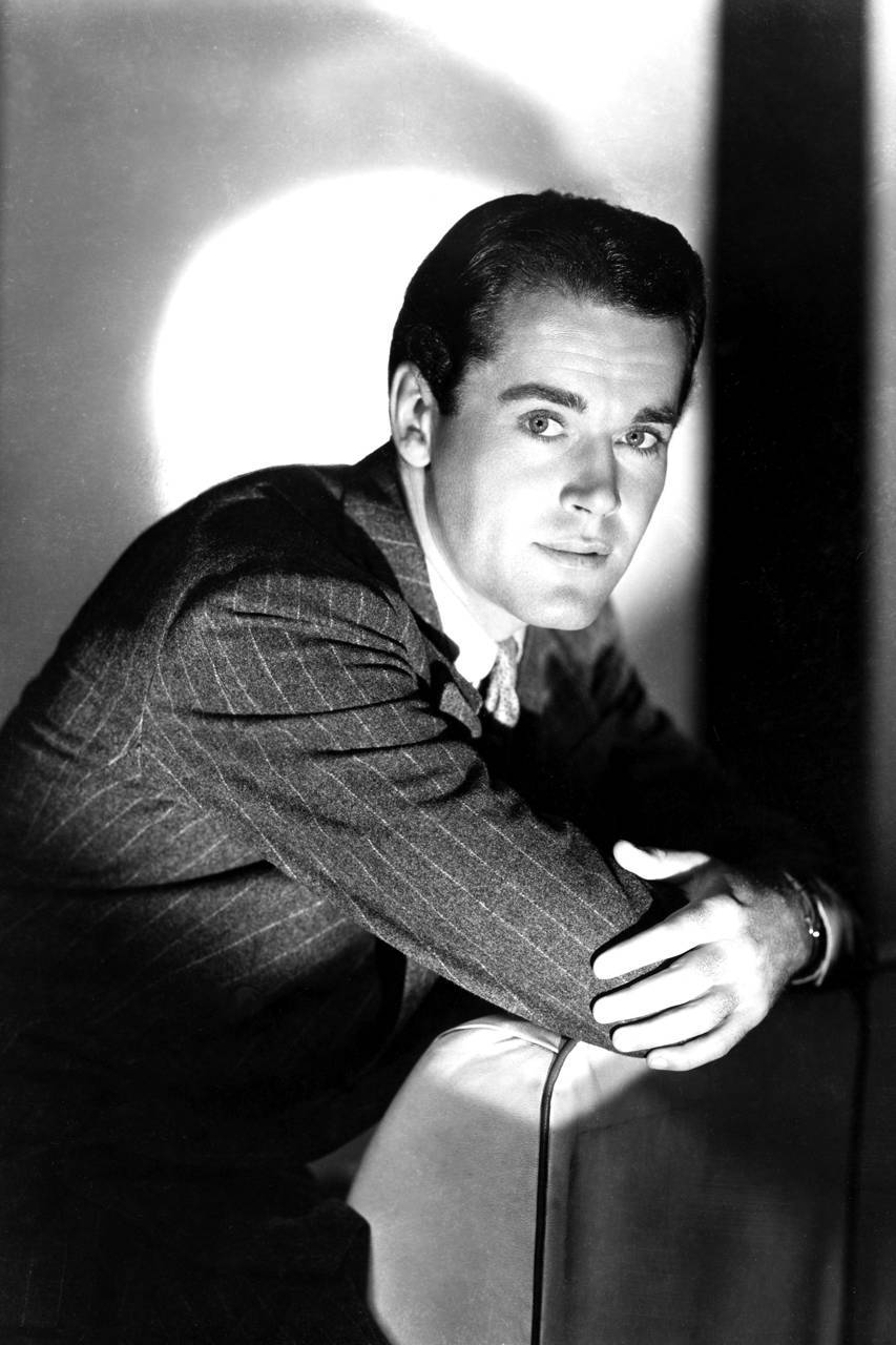 Henry Fonda, pinstripe suit, studio lighting, HD Phone Wallpaper