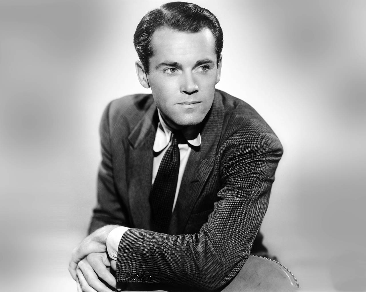 Henry Fonda, 1936, black and white portrait, HD Desktop Wallpaper