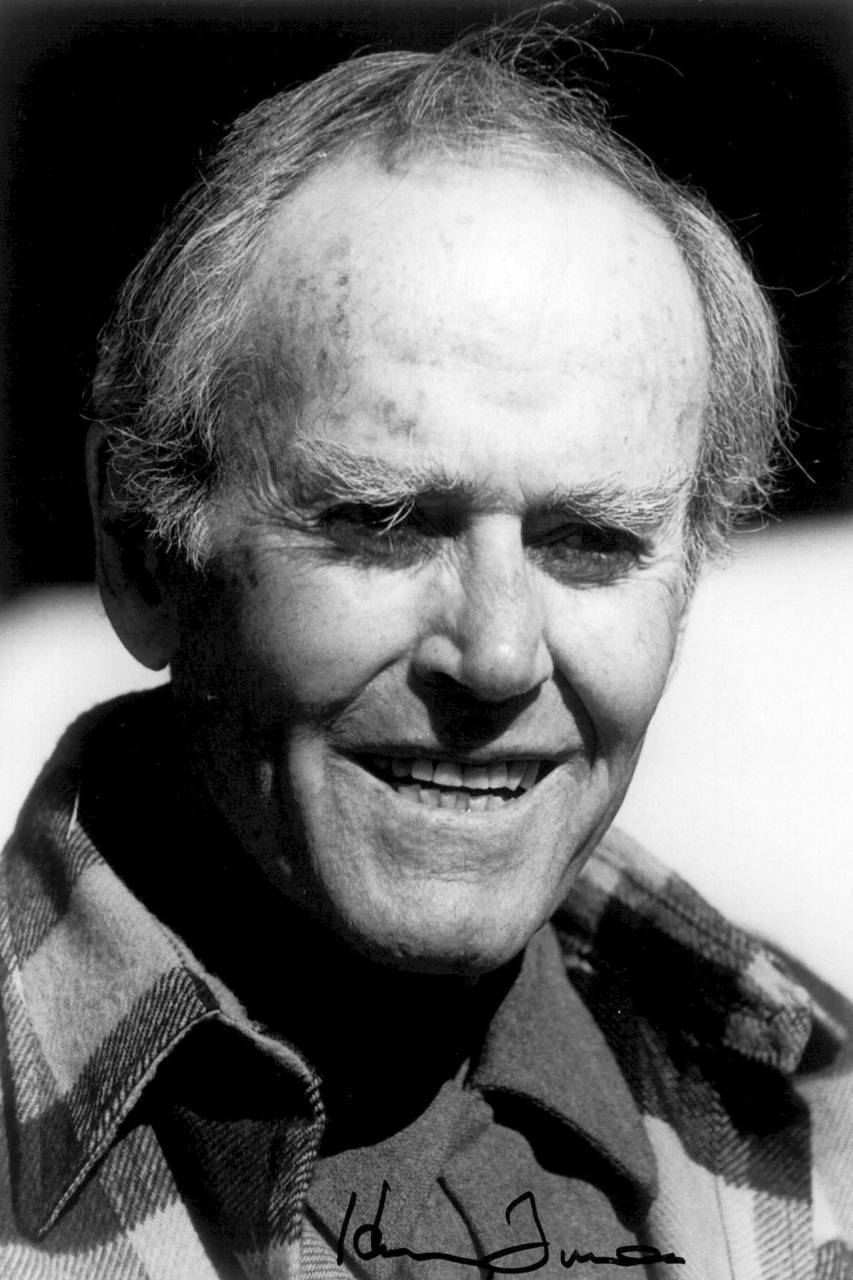Henry Fonda, black and white portrait, older man, HD Phone Wallpaper