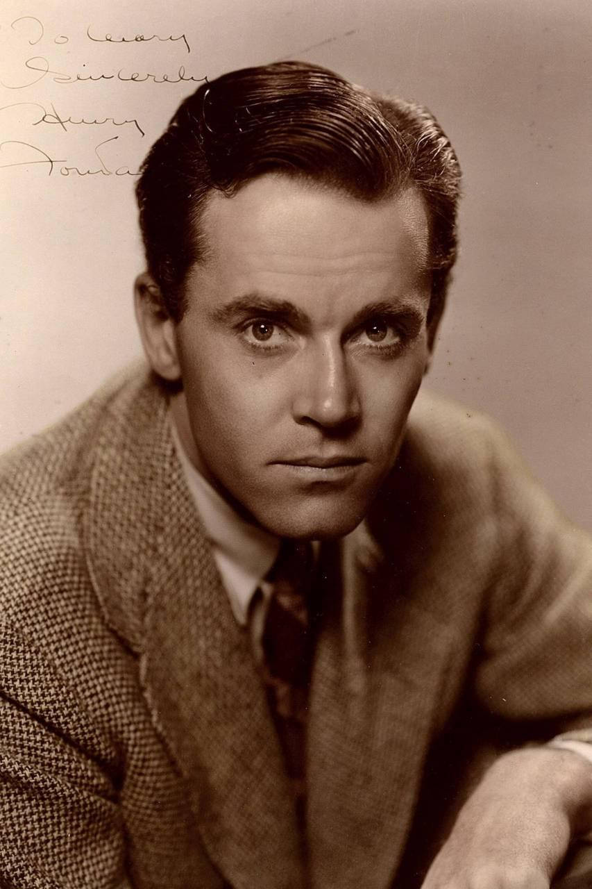 Henry Fonda, vintage sepia-toned portrait, intense gaze, HD Phone Wallpaper