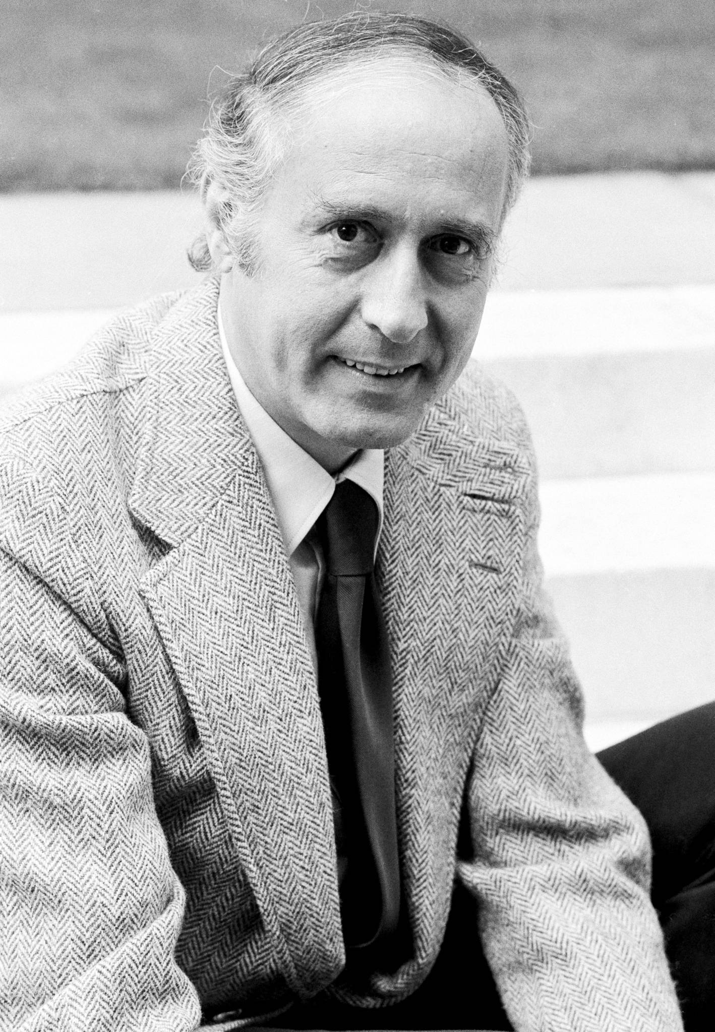 Henry Mancini, 1974, black and white portrait, Full HD Phone Wallpaper