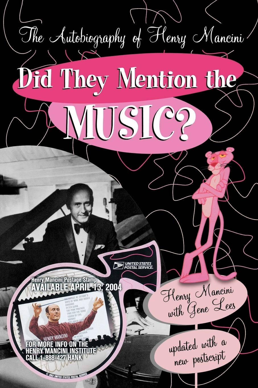 Henry Mancini, piano, pink cartoon panther, HD Phone Wallpaper