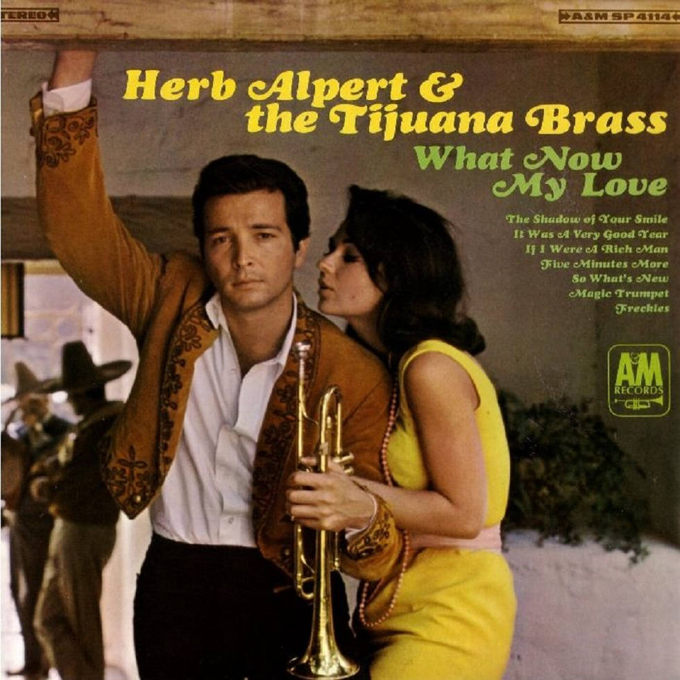 Herb Alpert And The Tijuana Brass, trumpet, brown embroidered jacket, SD Desktop Wallpaper