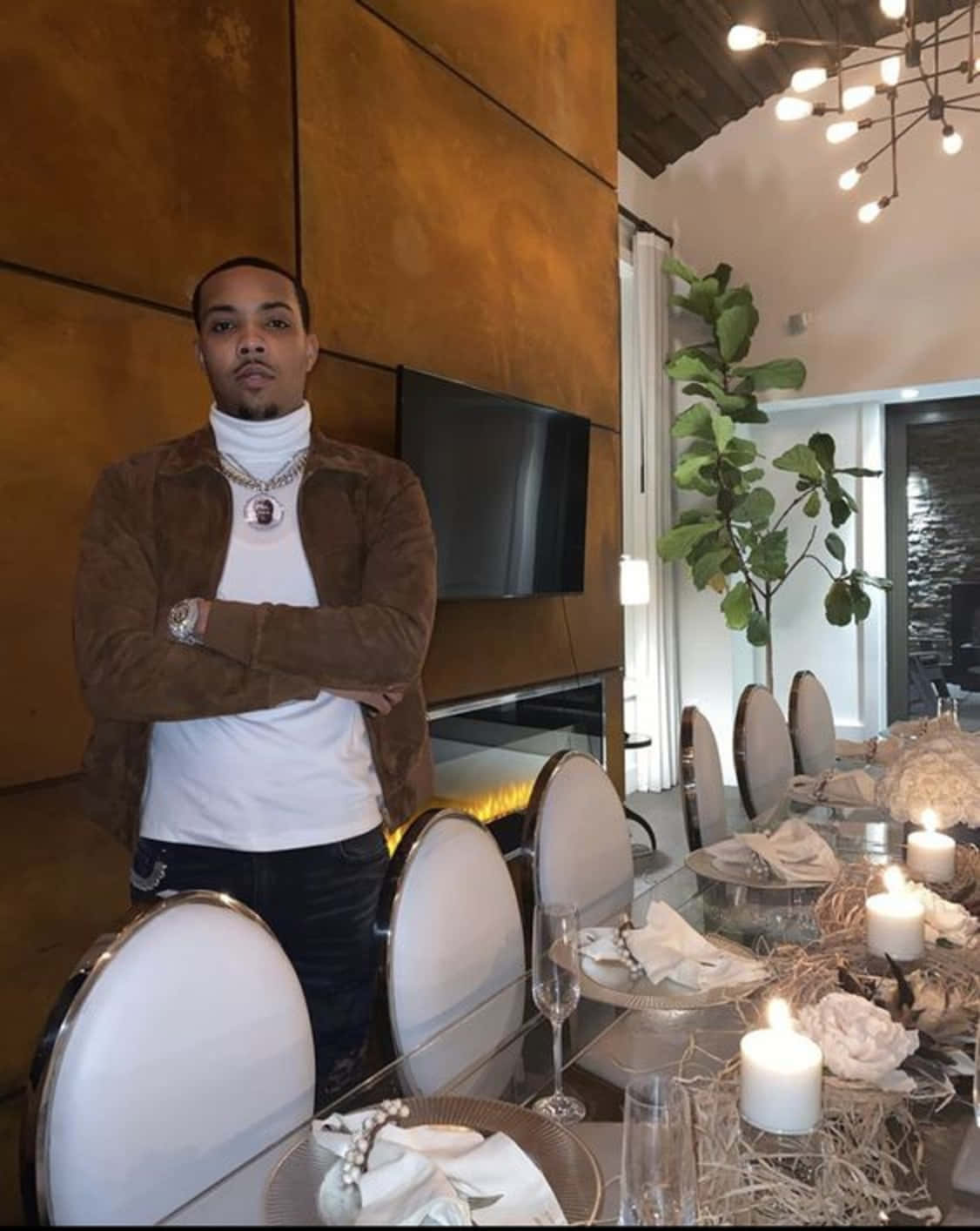 Herbo iPhone, modern dining room, warm lighting, HD Phone Wallpaper