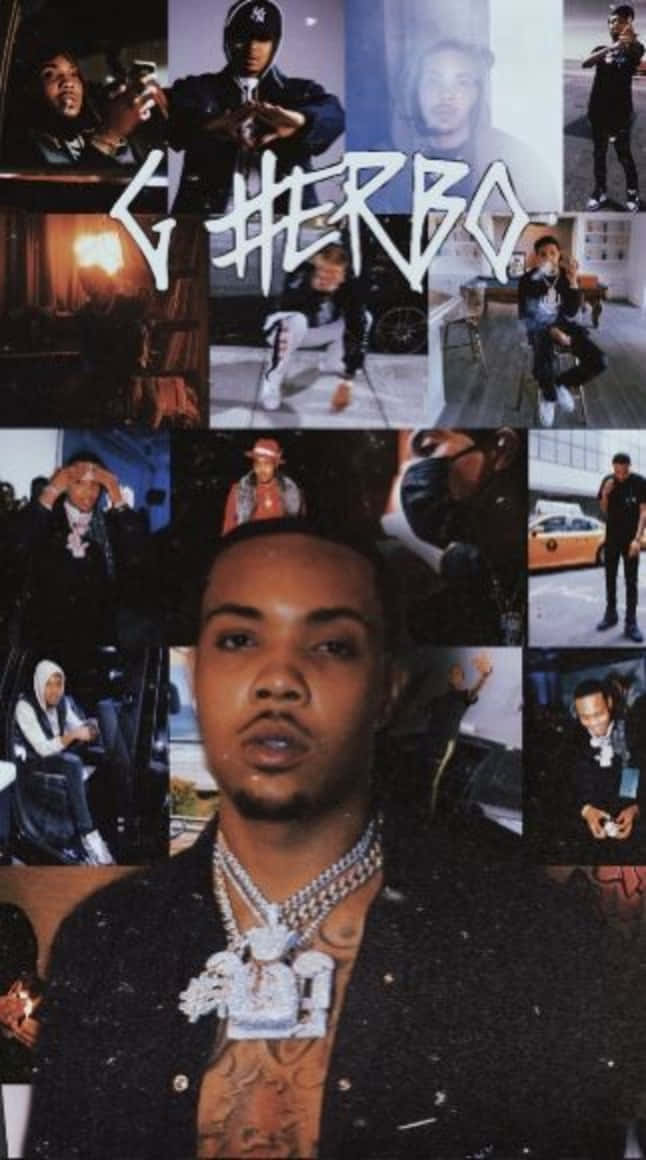 G Herbo, urban poses, chains, SD Phone Wallpaper