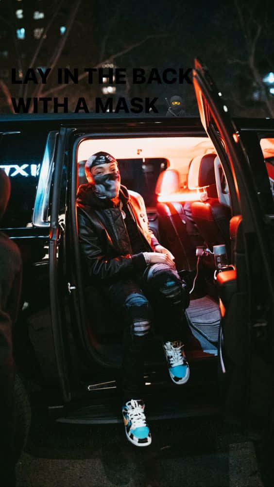 Herbo iPhone, mask, cap, SD Phone Wallpaper