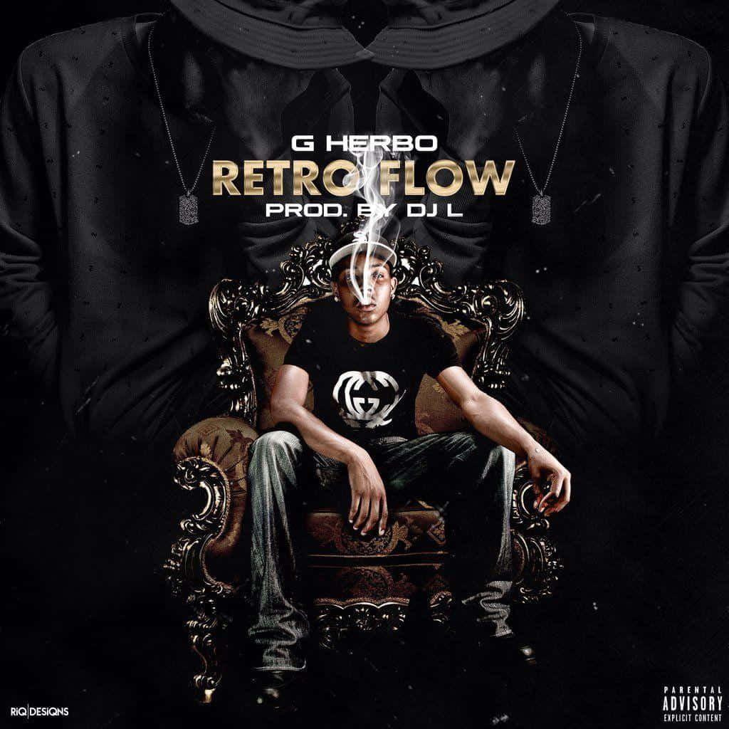 Herbo iPhone, black man, cap, SD Desktop Wallpaper