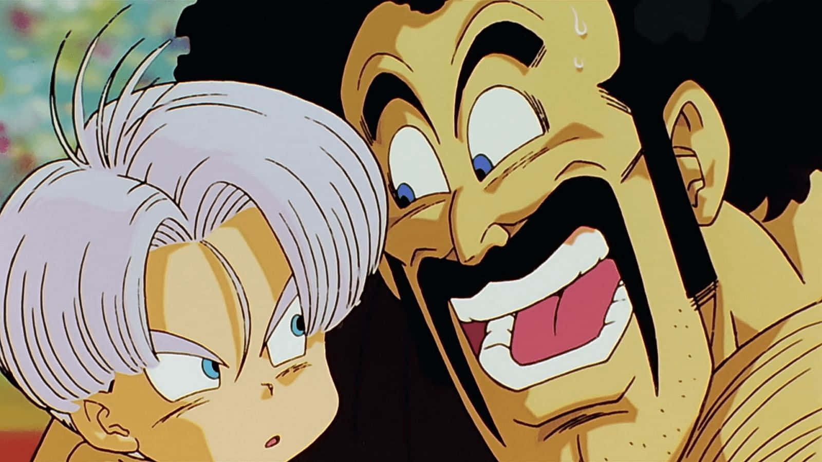 Hercule Satan, silver-haired, anime close-up, HD Desktop Wallpaper