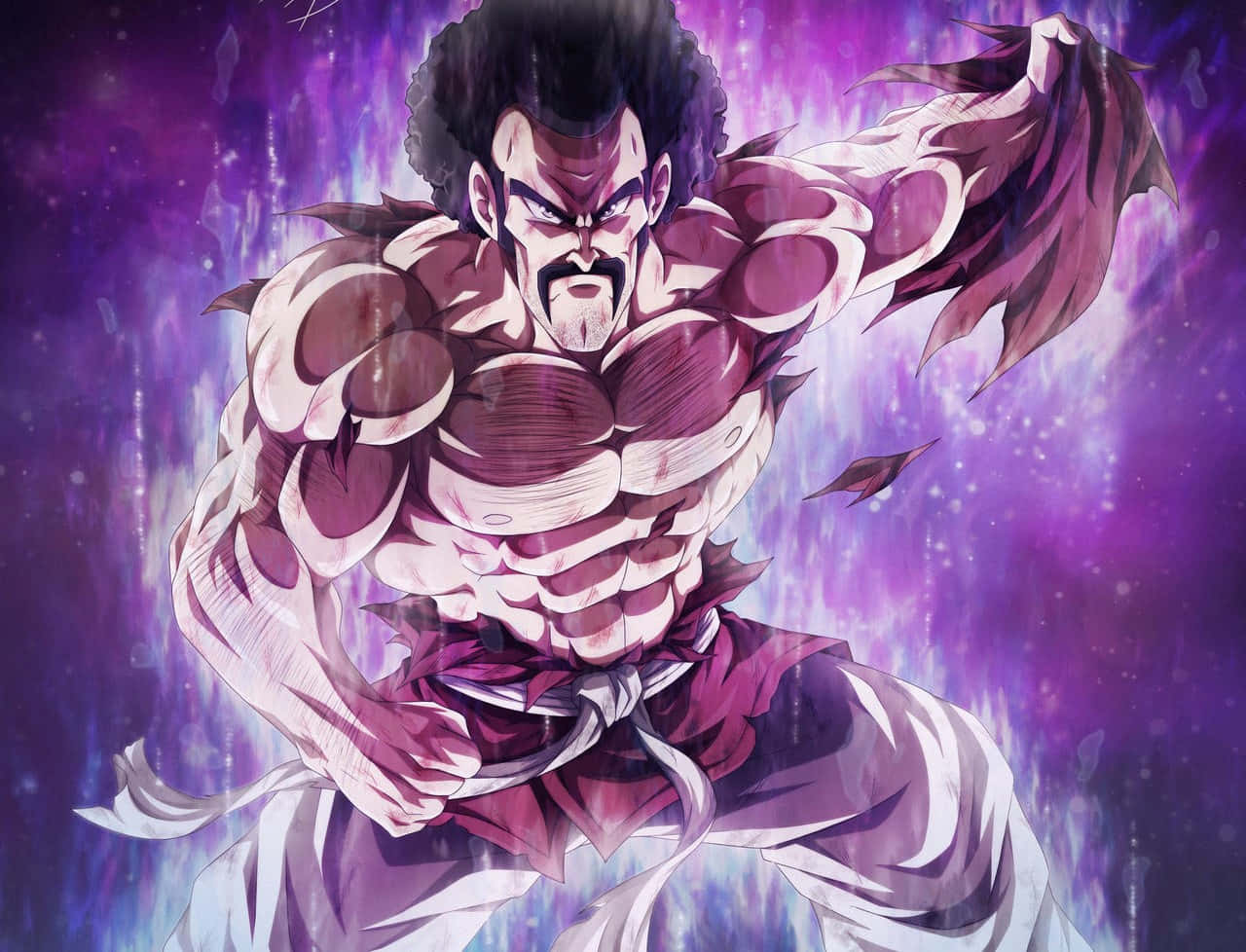 Hercule Satan, anime warrior, afro hair, HD Desktop Wallpaper