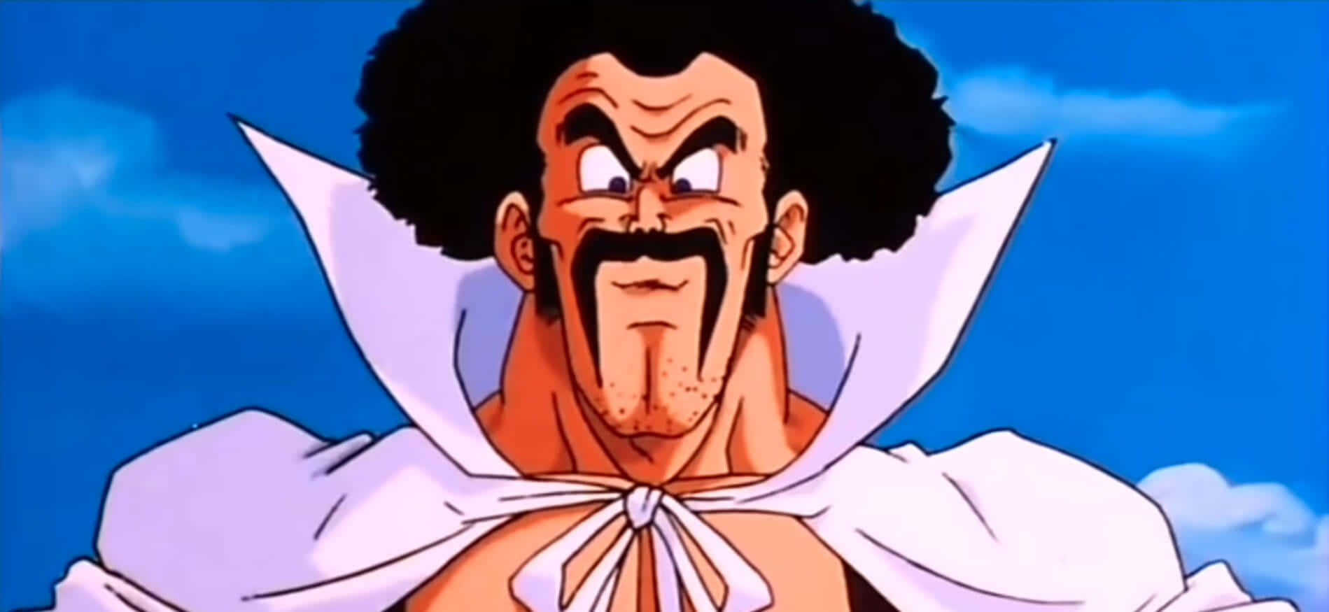 Hercule Satan, afro, mustache, HD Desktop Wallpaper
