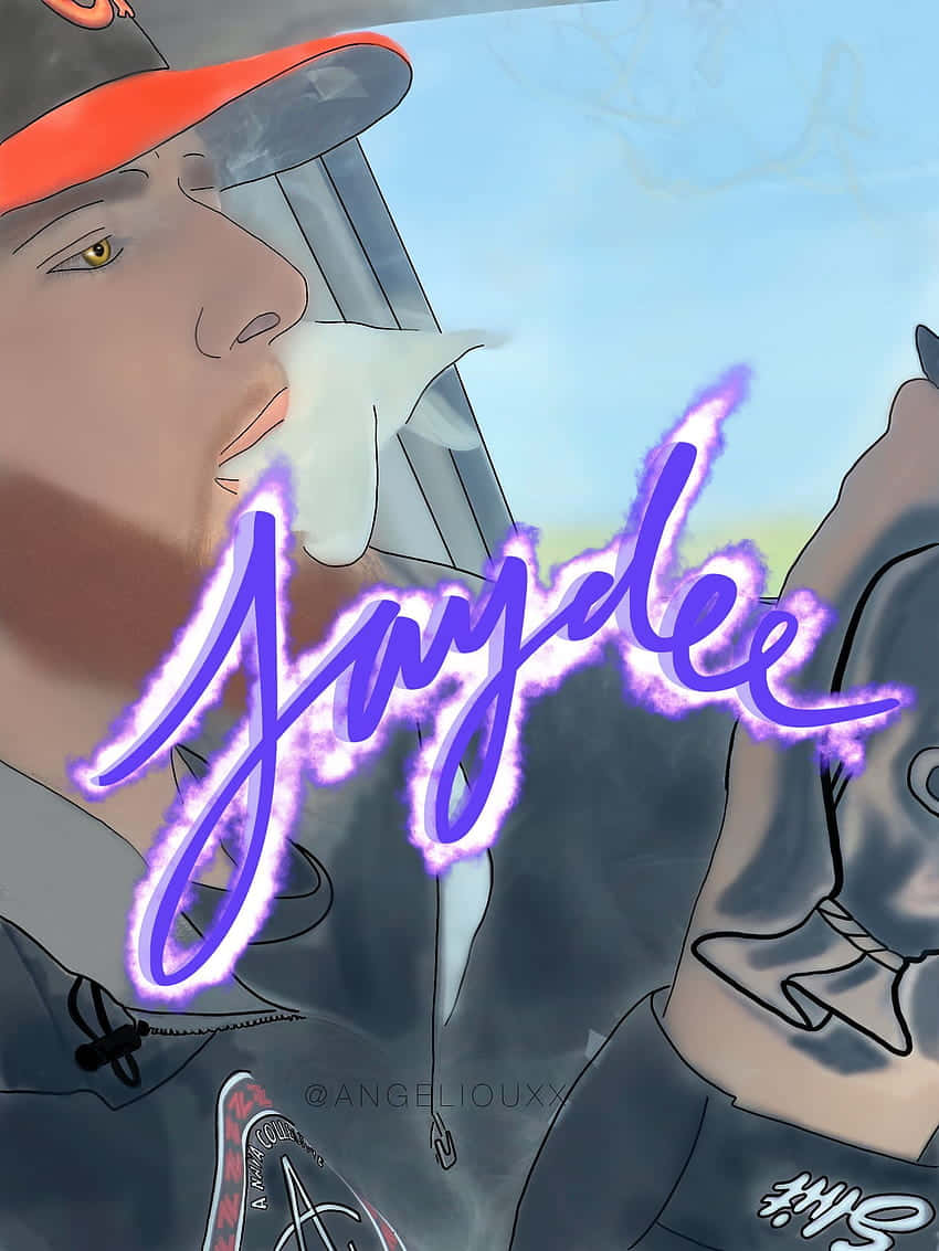 jayder, sassy sassy, glowing purple signature text, SD Phone Wallpaper