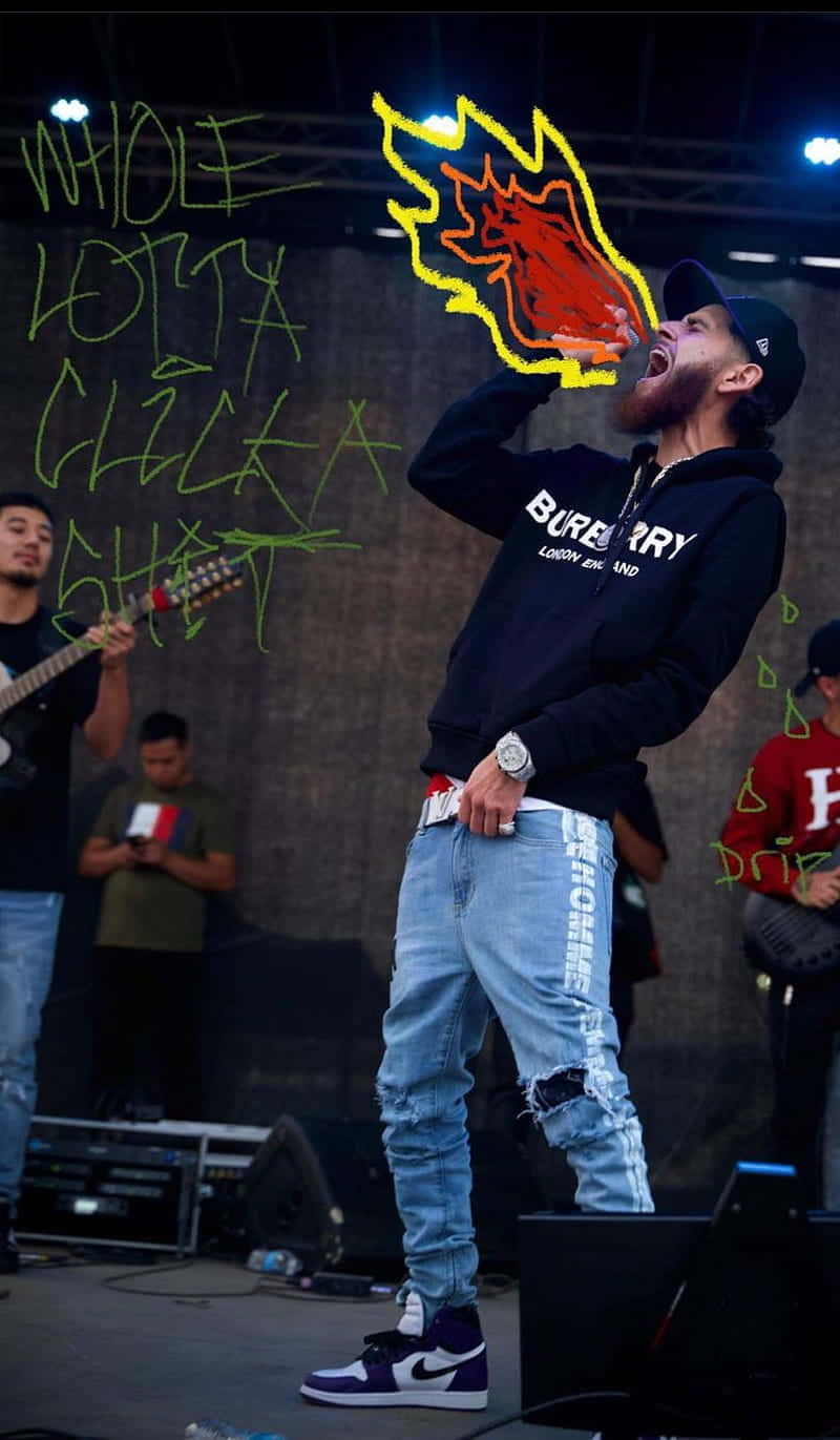 Herencia De Patrones, rapper, stage, HD Phone Wallpaper
