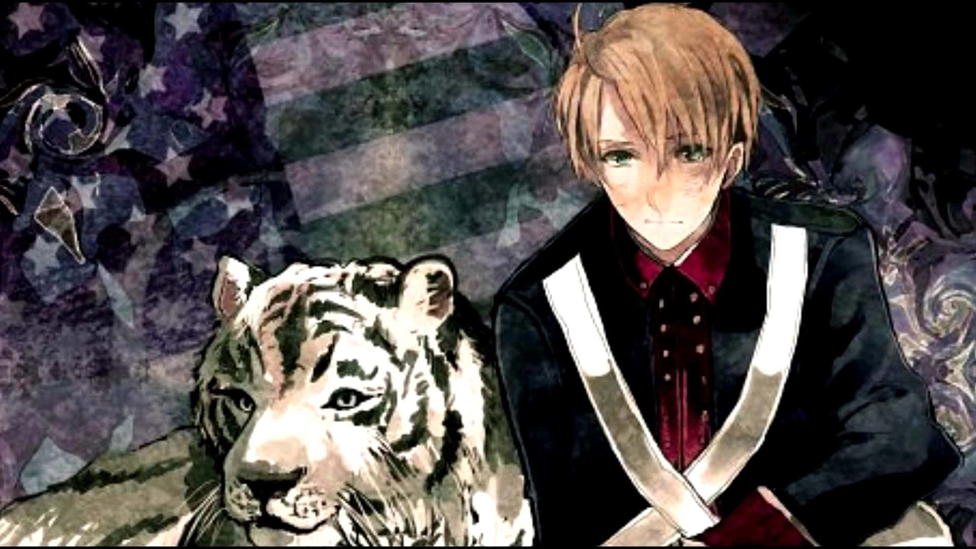 Hetalia, anime boy, dark uniform, Full HD Desktop Wallpaper