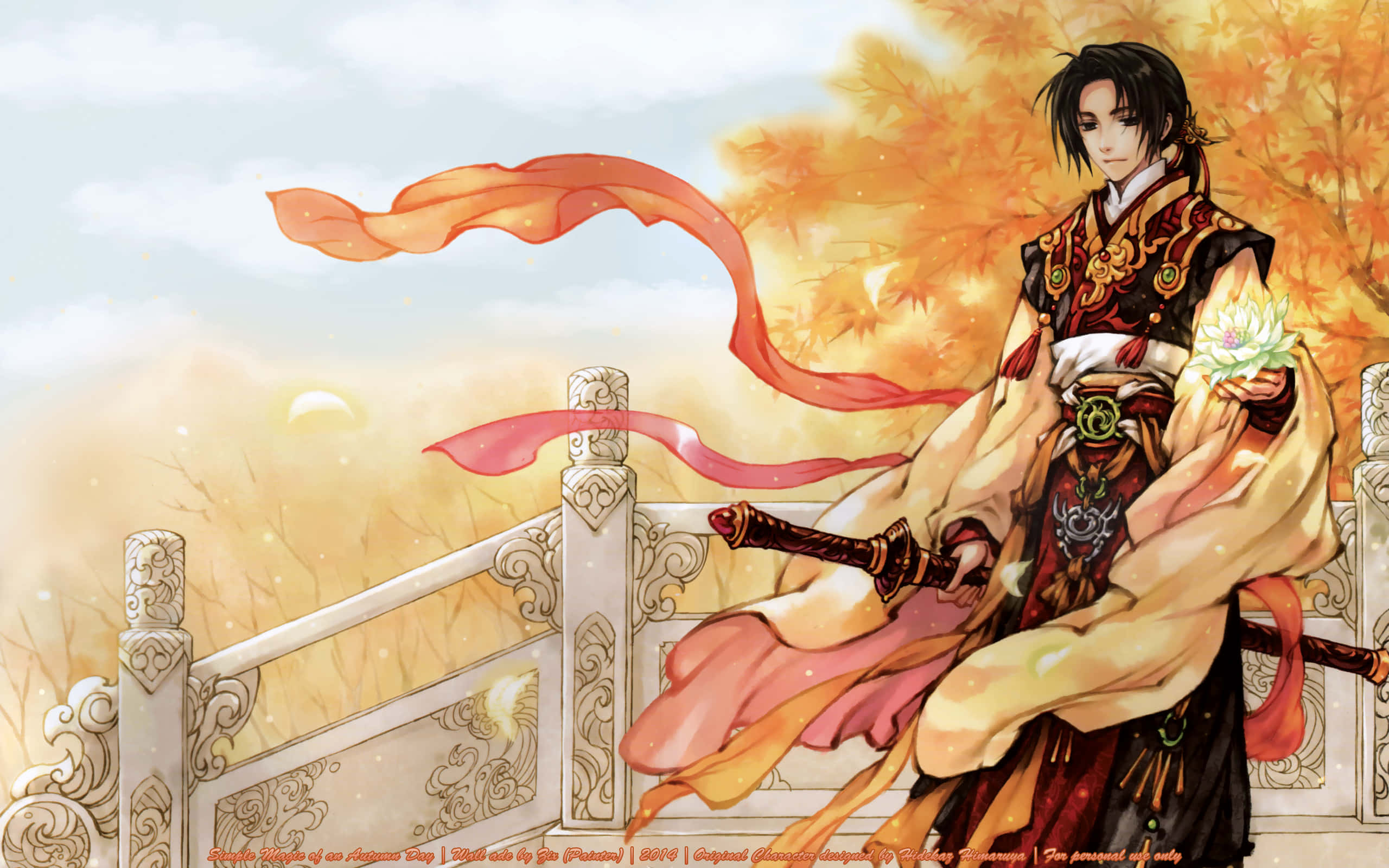 Hetalia, anime warrior, ornate robes, 2K Desktop Wallpaper