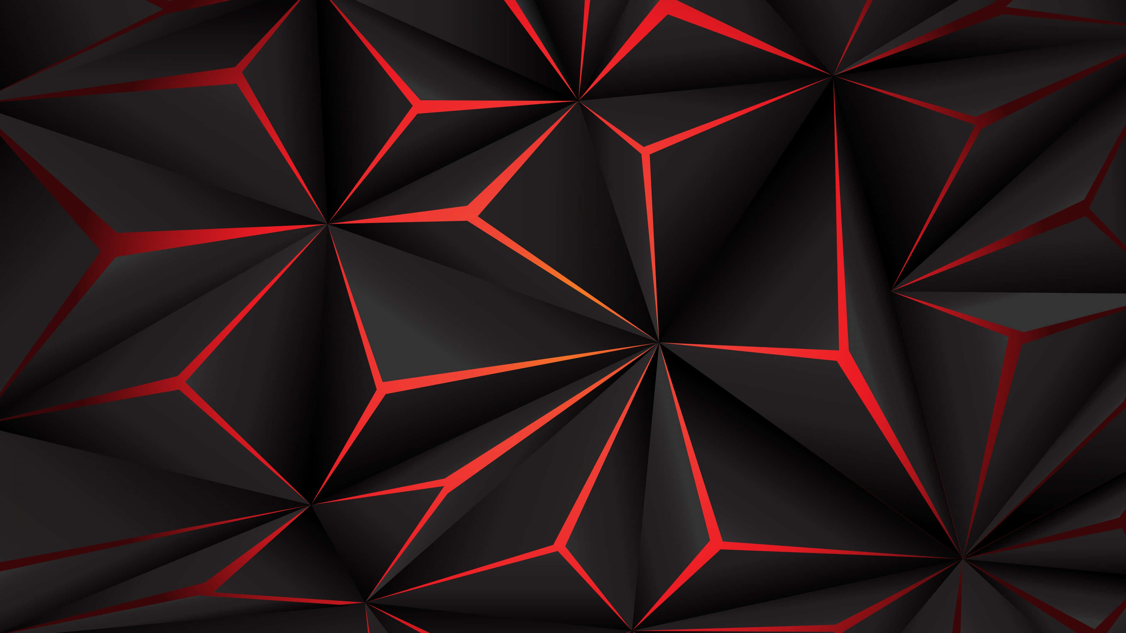 Hexagon 4K, 3840 x 2160, black geometric facets, 4K Desktop Wallpaper