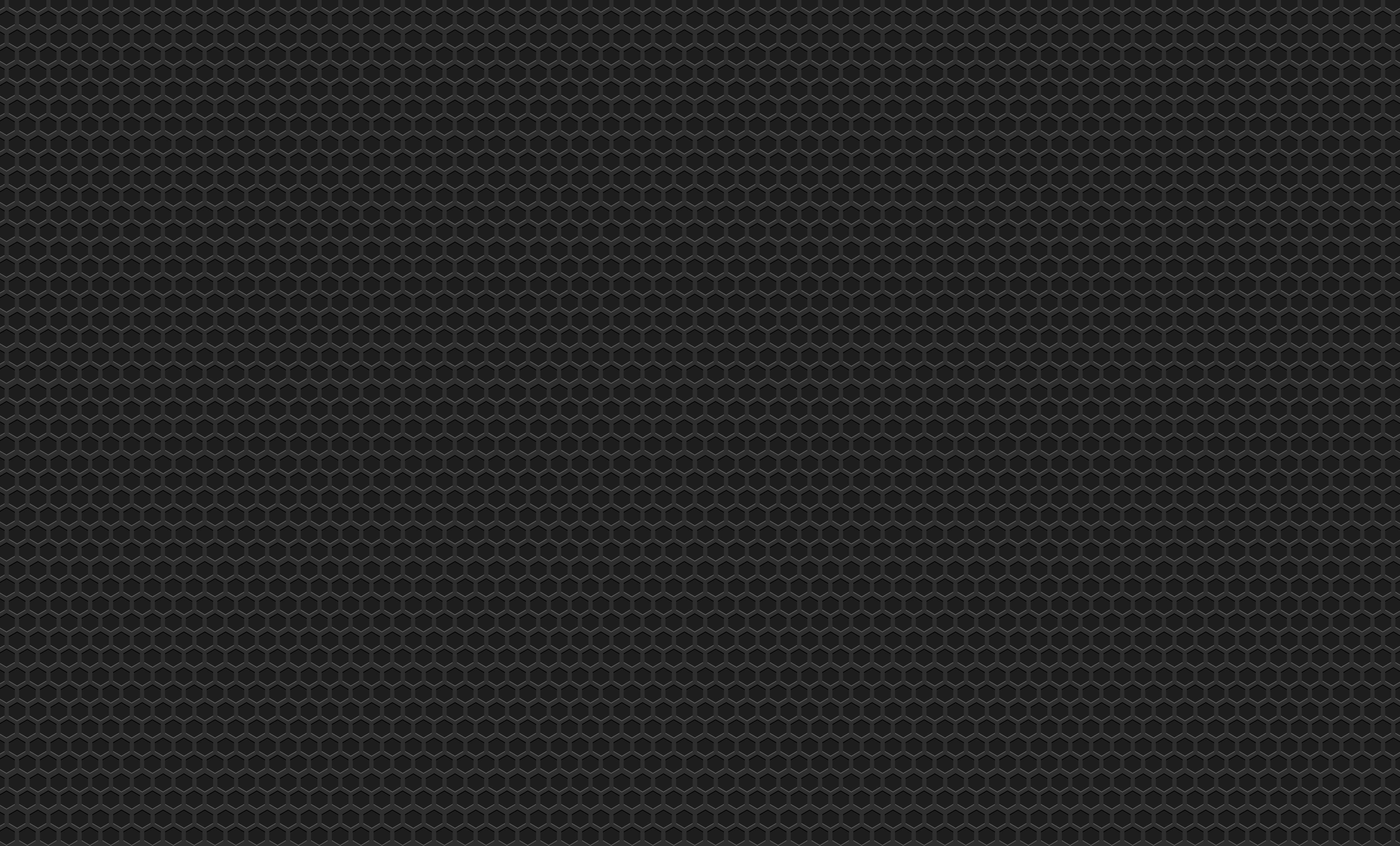 mat black, hexagon pattern, dark gray background, 4K Desktop Wallpaper