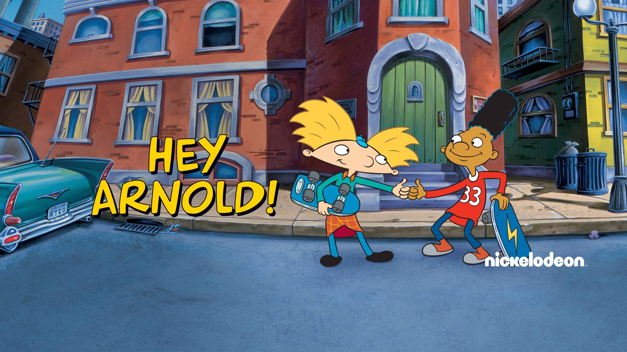 Hey Arnold, bestfriends, animated kids, Full HD Desktop Wallpaper