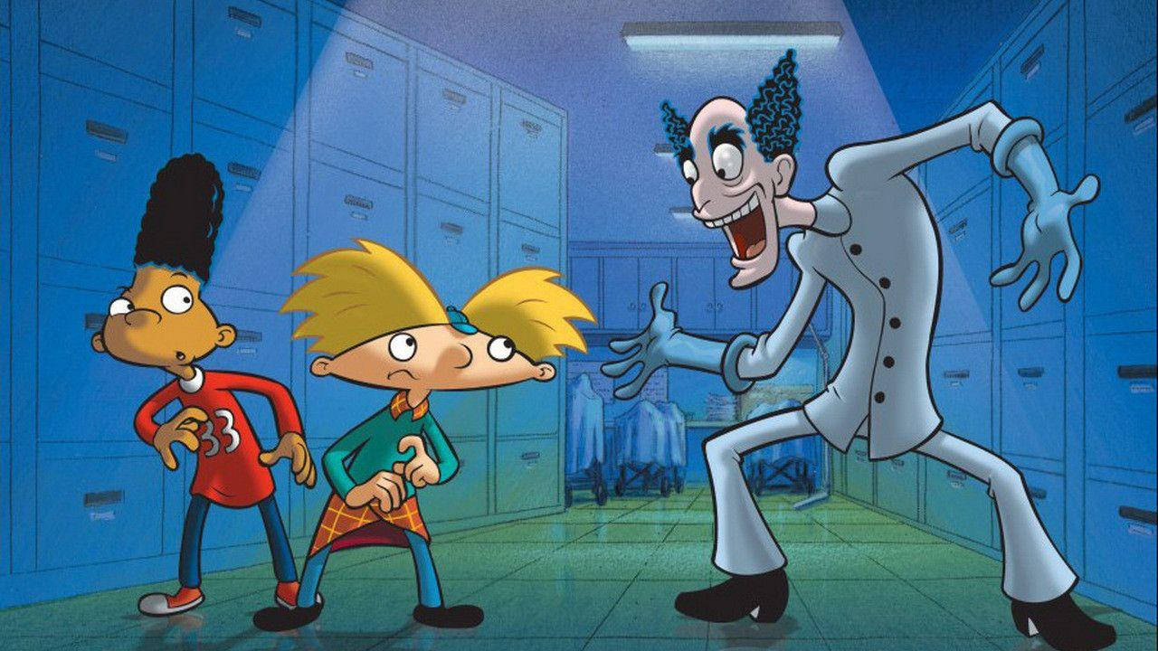 Hey Arnold, coroner, school hallway, HD Desktop Wallpaper