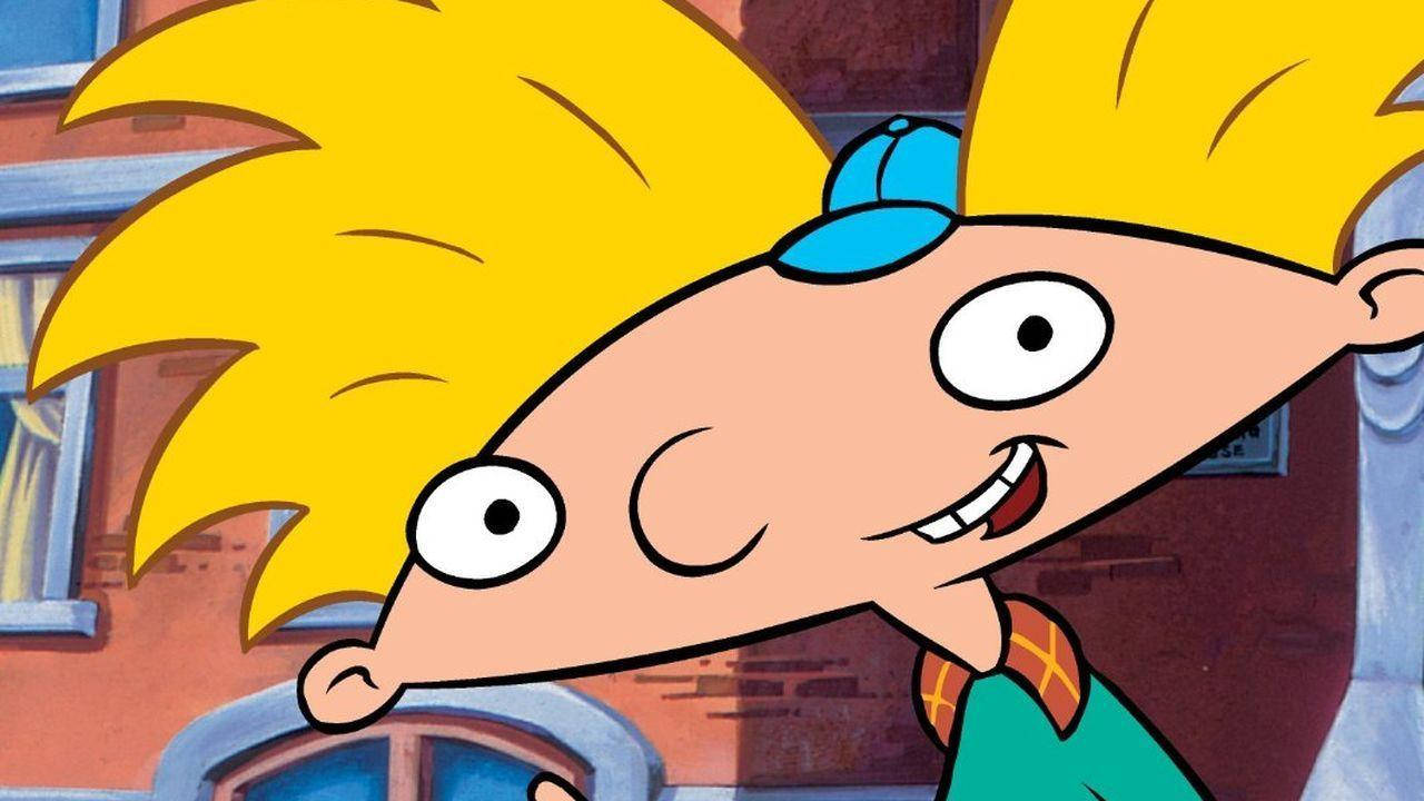 Hey Arnold, main character, spiky yellow hair, HD Desktop Wallpaper