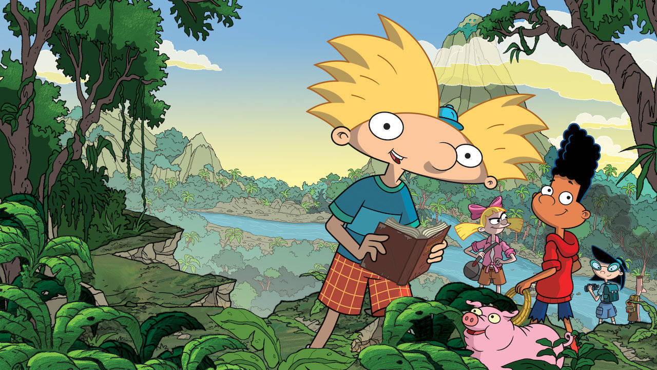 Hey Arnold, jungle friends, animated kids, HD Desktop Wallpaper