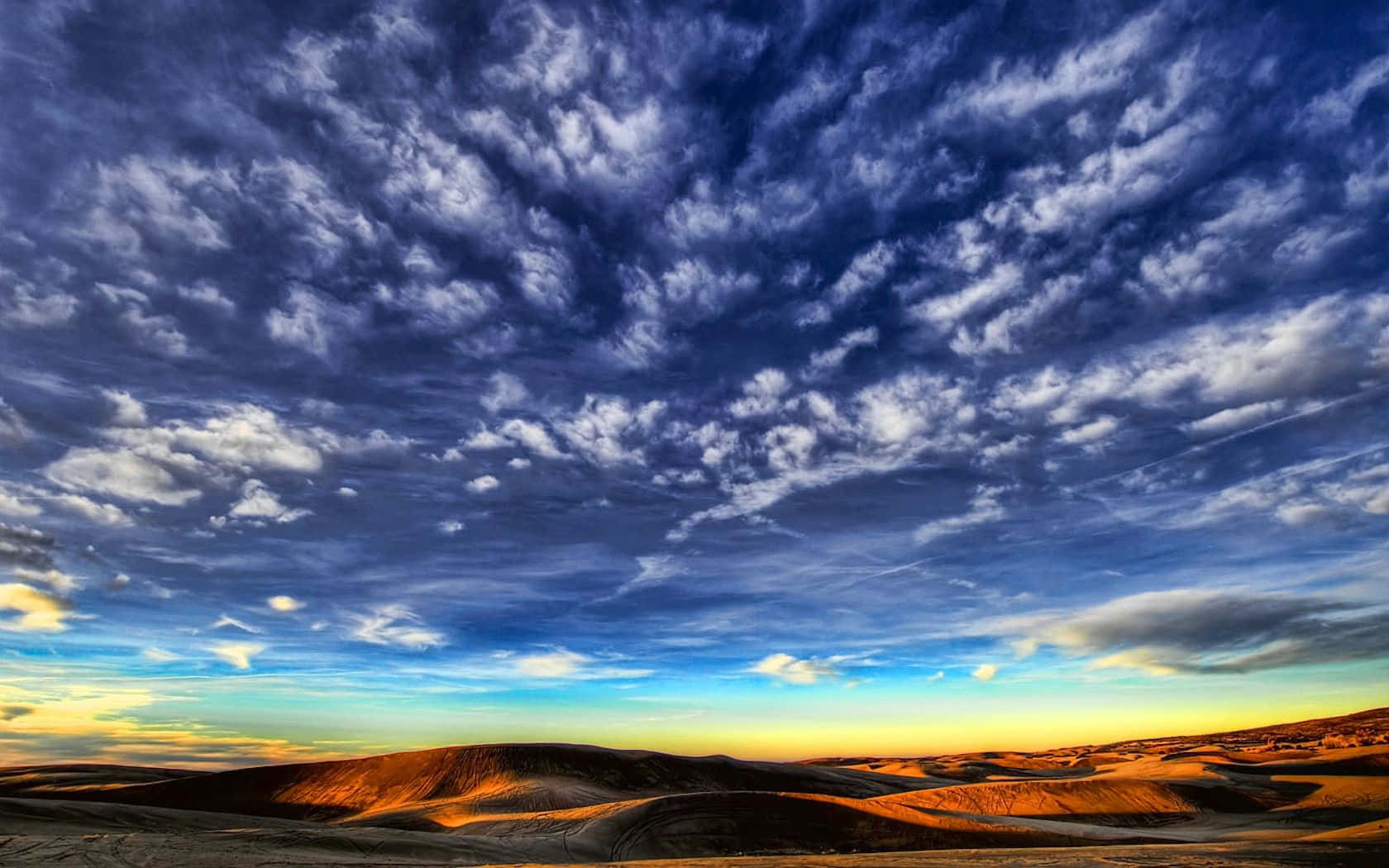 Hi Res Sky, desert dunes, dramatic sky, HD Desktop Wallpaper