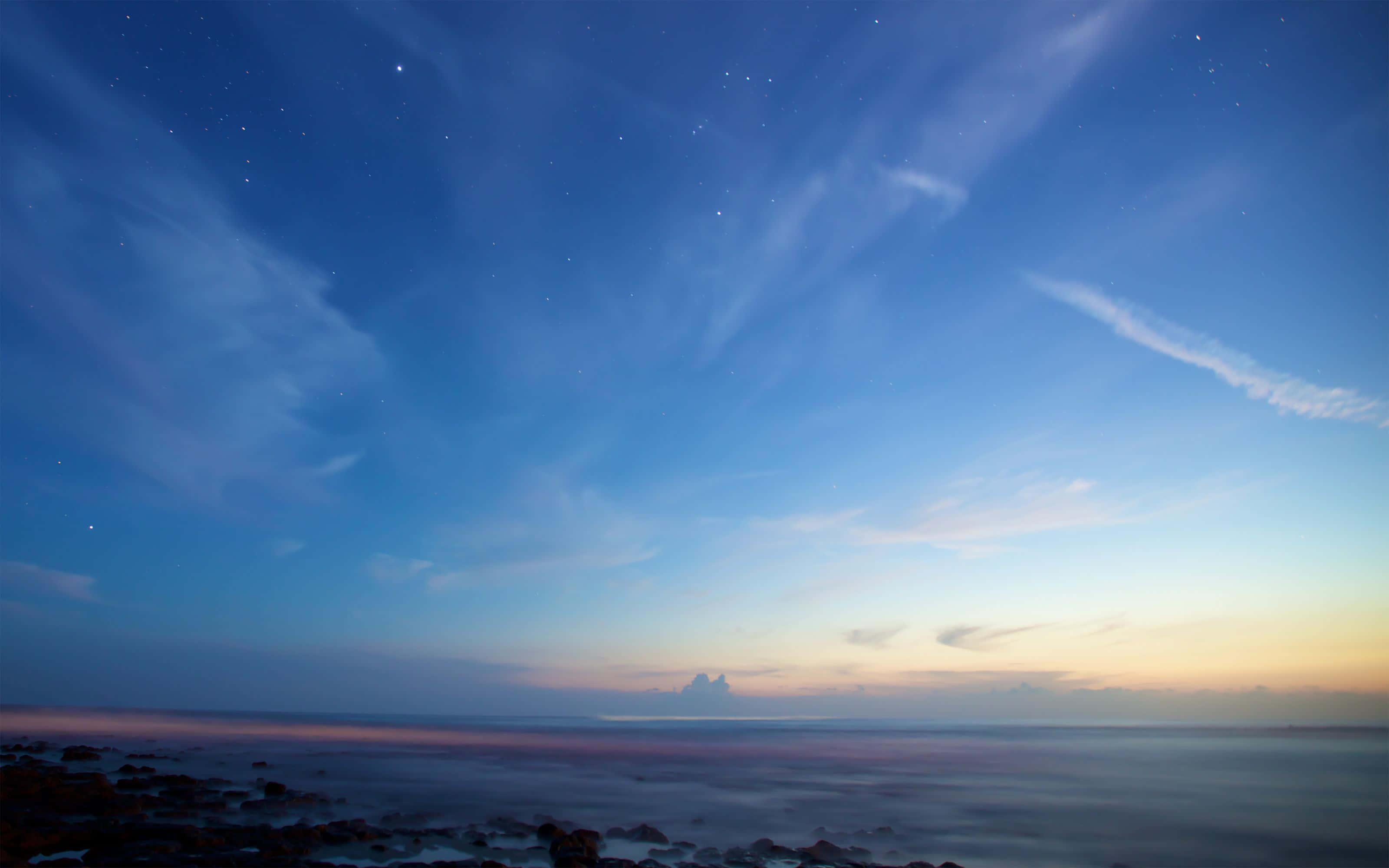 Hi Res Sky, Sunset, Twilight, 2K Desktop Wallpaper