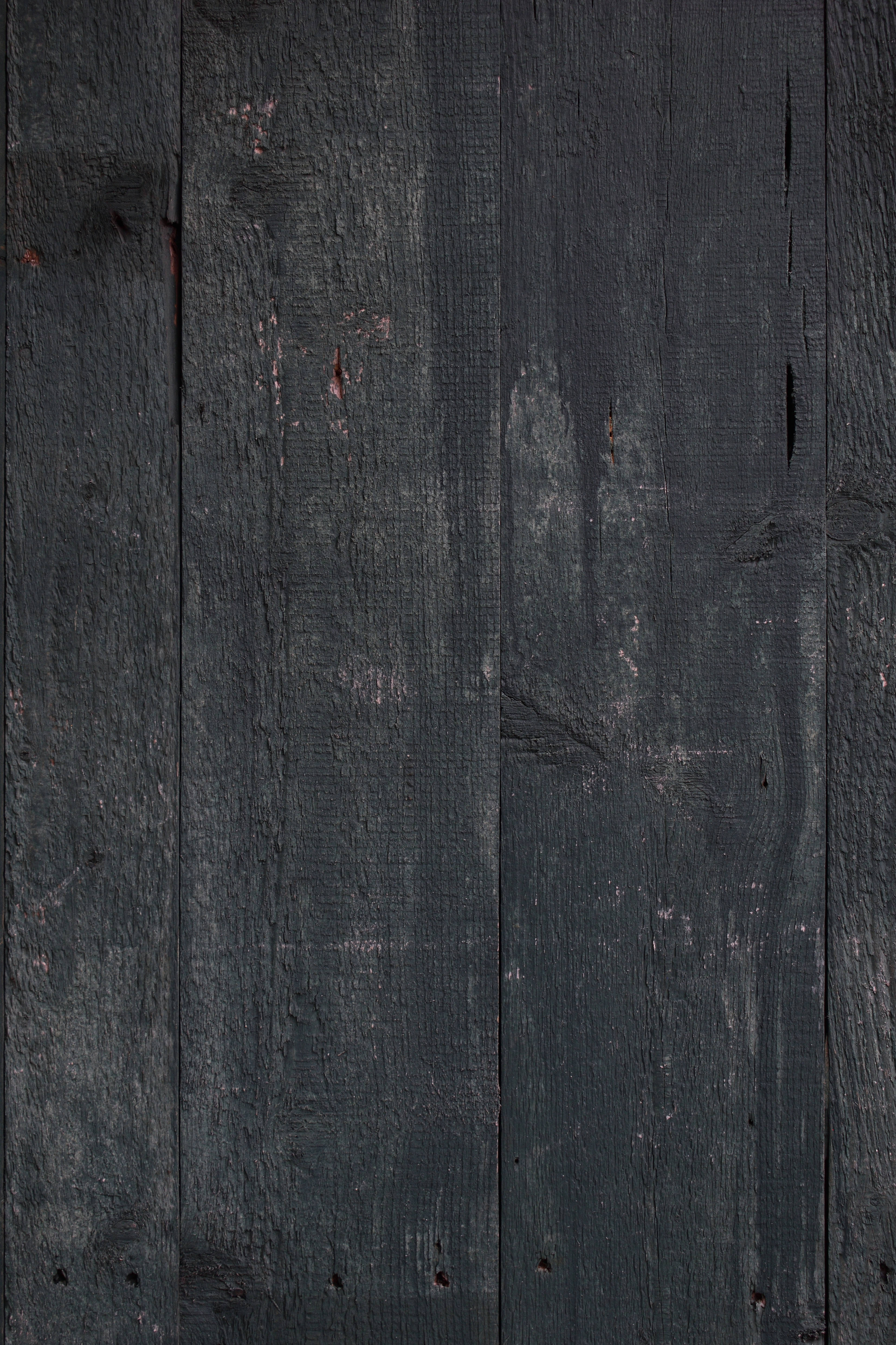 black wood, weathered, wooden planks, 4K Phone Wallpaper