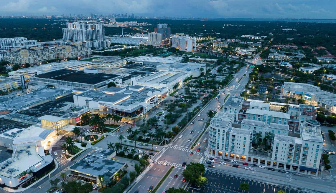 Hialeah, cityscape, dusk, SD Desktop Wallpaper