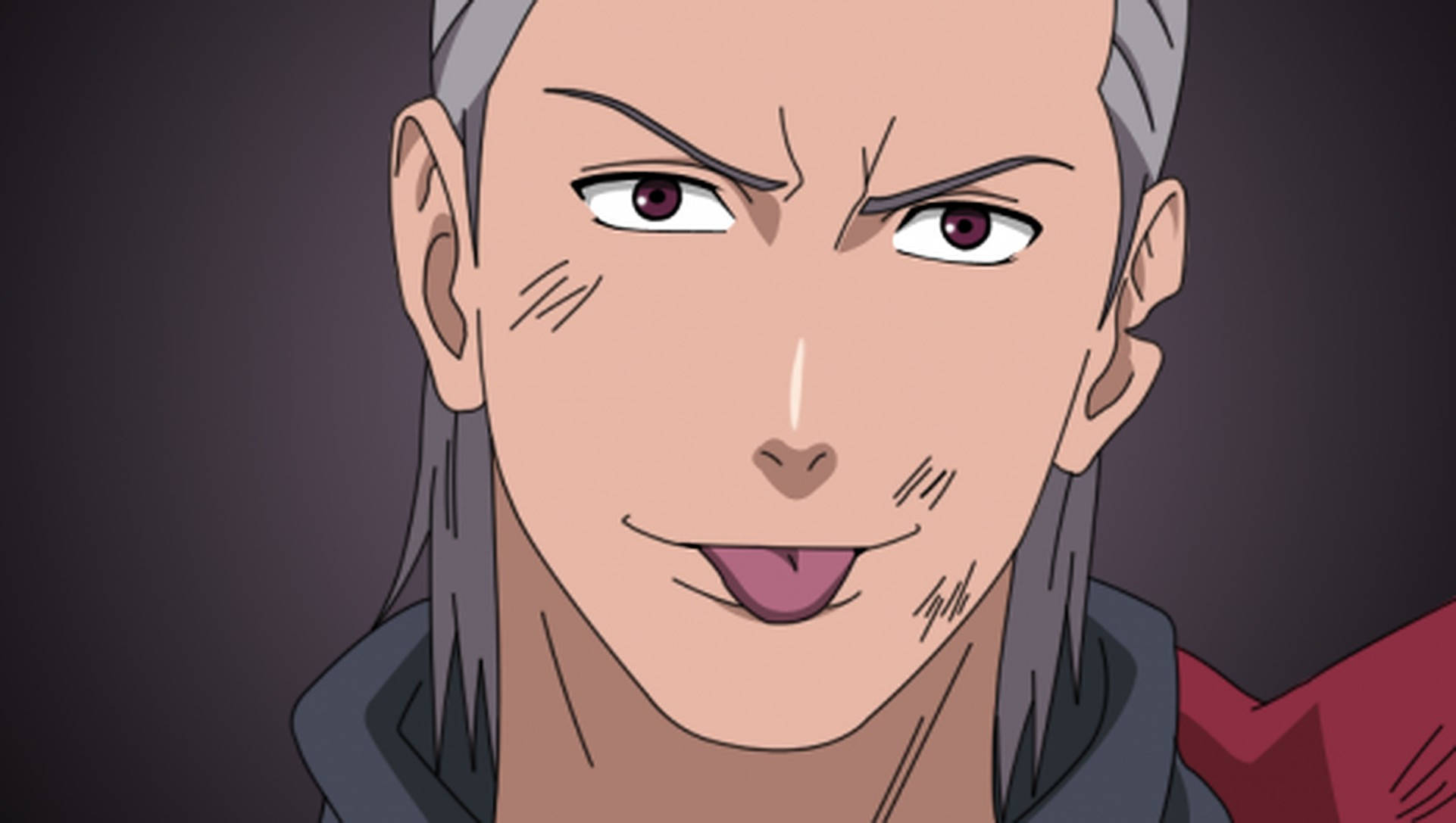 Hidan Akatsuki, gray hair, purple eyes, Full HD Desktop Wallpaper