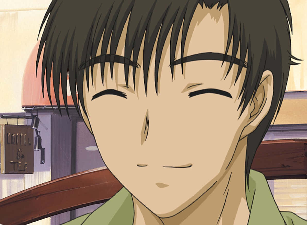 Hideki Motosuwa, anime series, dark hair, SD Desktop Wallpaper