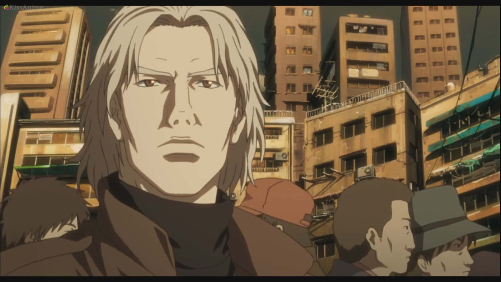 Hideo Kuze, silver hair, anime man, HD Desktop Wallpaper