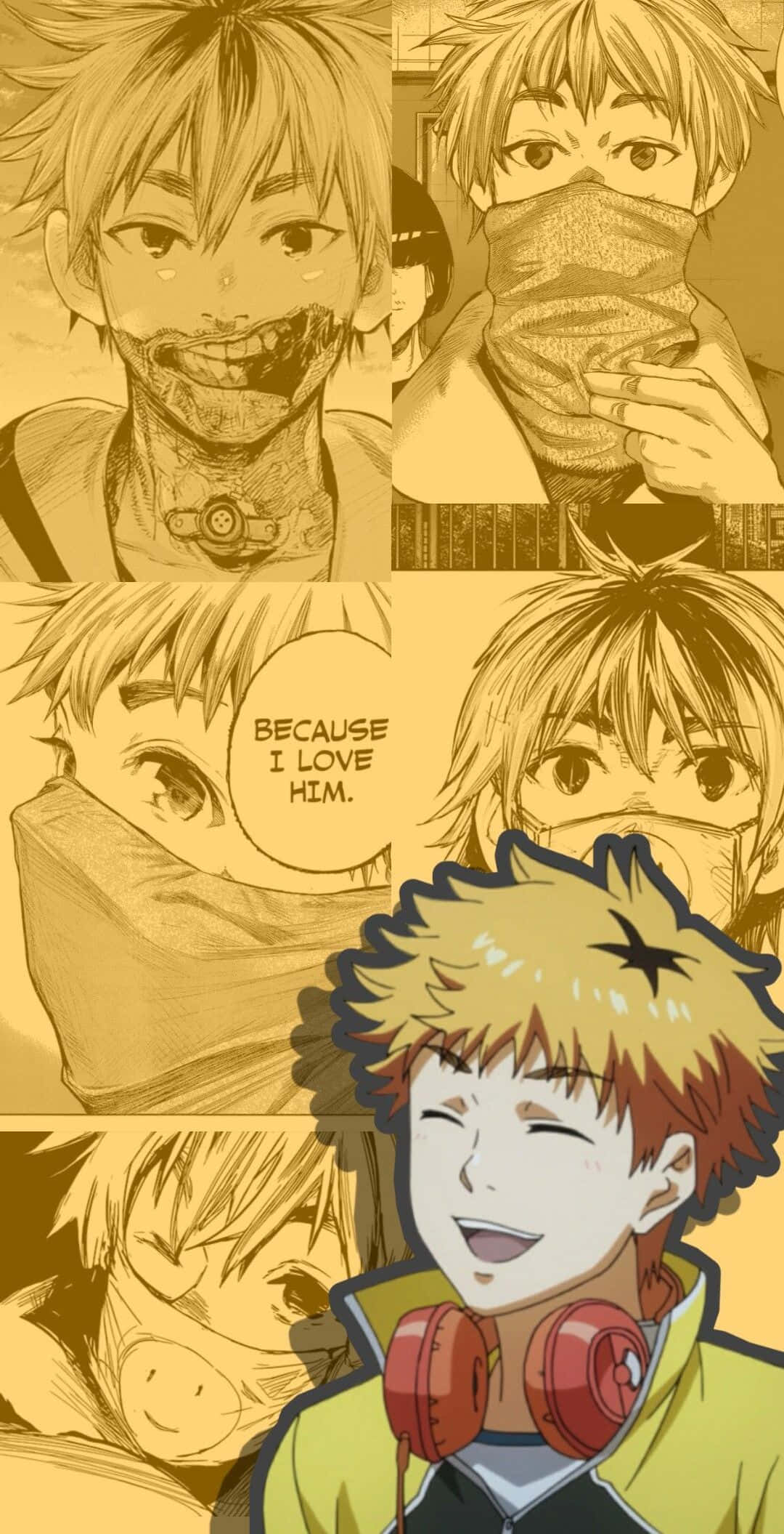 Hideyoshi Nagachika, manga-style, blonde-haired character, Full HD Phone Wallpaper