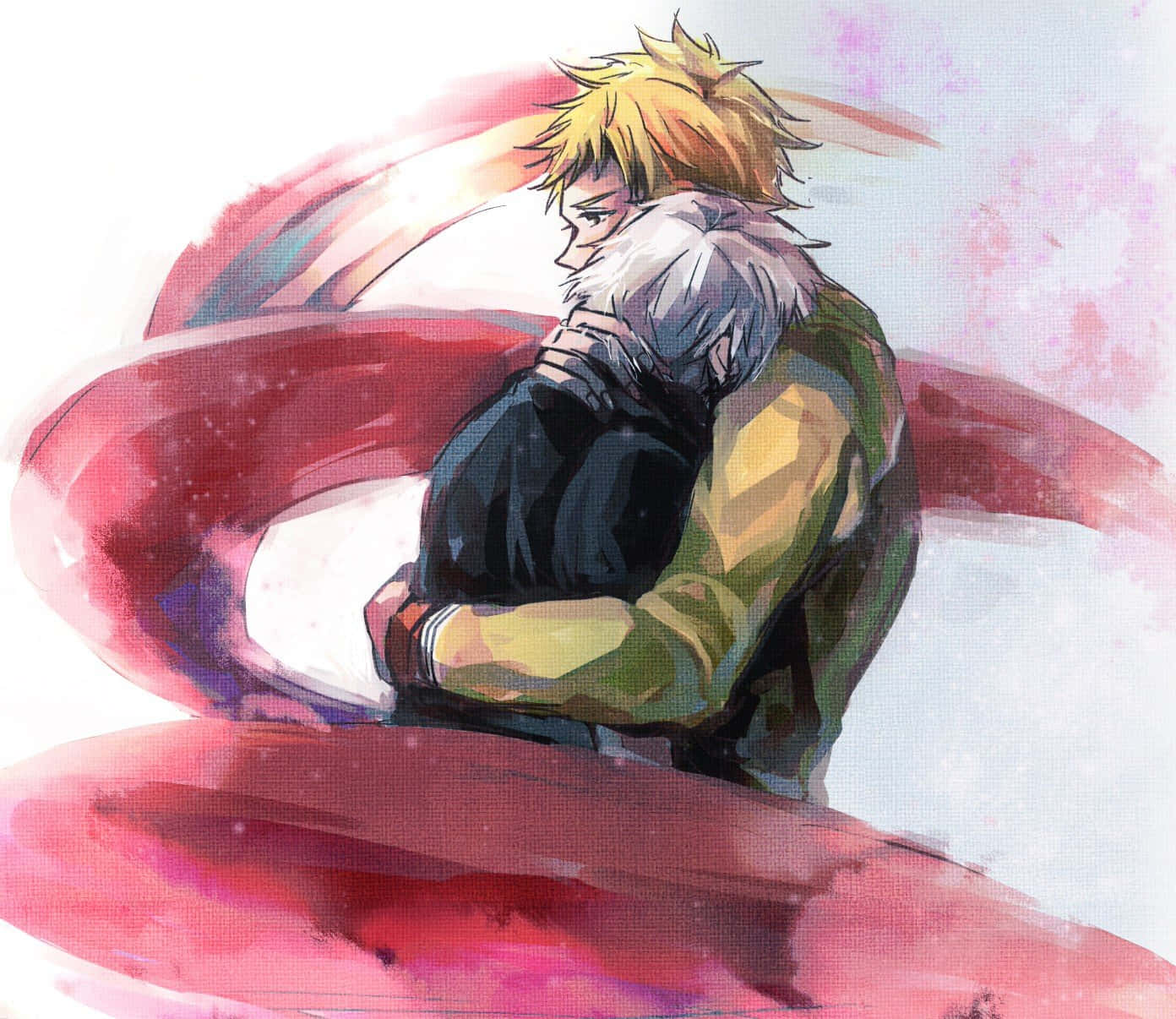 Hideyoshi Nagachika, spiky hair, fur-lined jacket, HD Desktop Wallpaper
