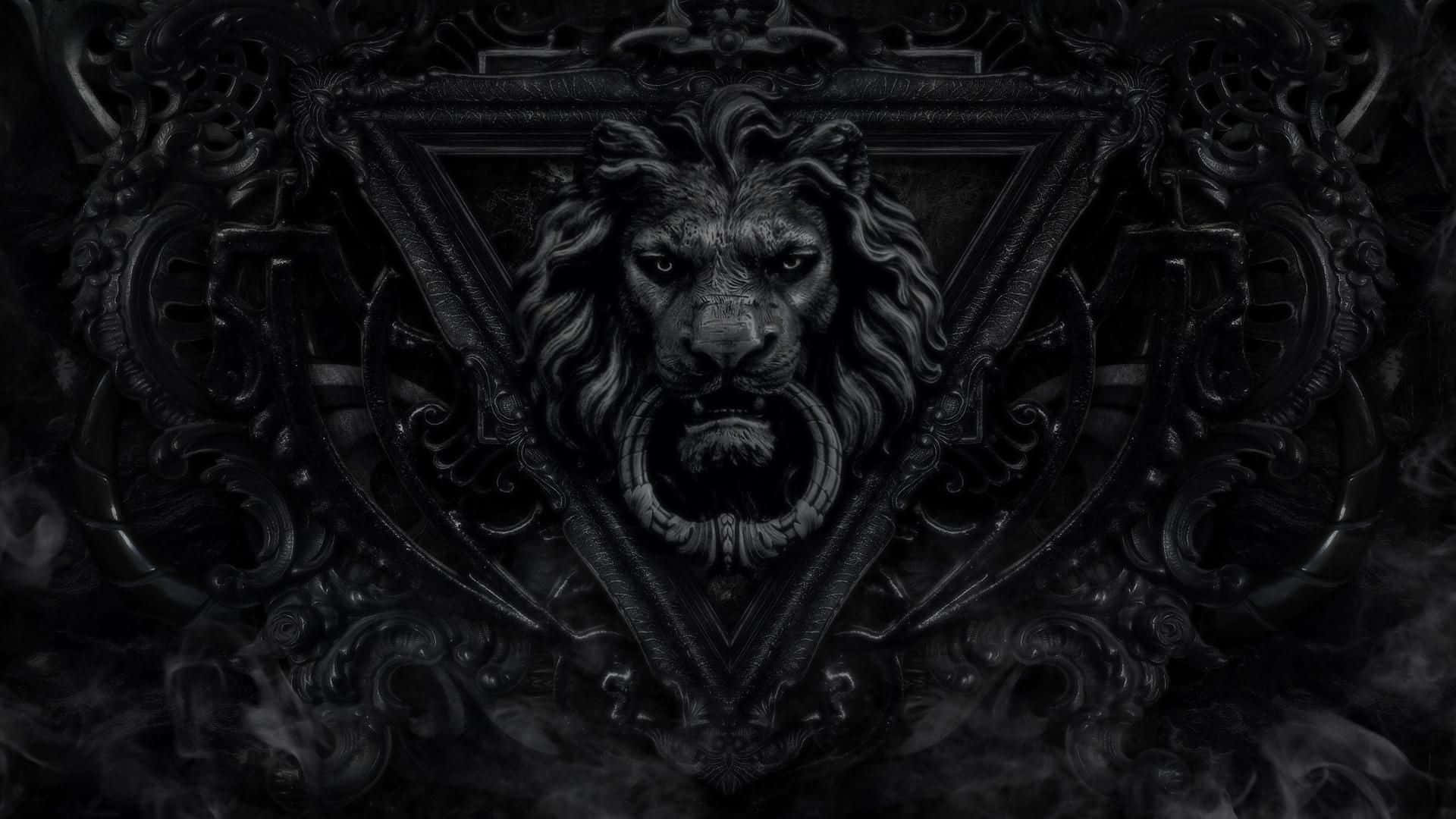 1920x1080, solid black, dark ornate metal, Full HD Desktop Wallpaper