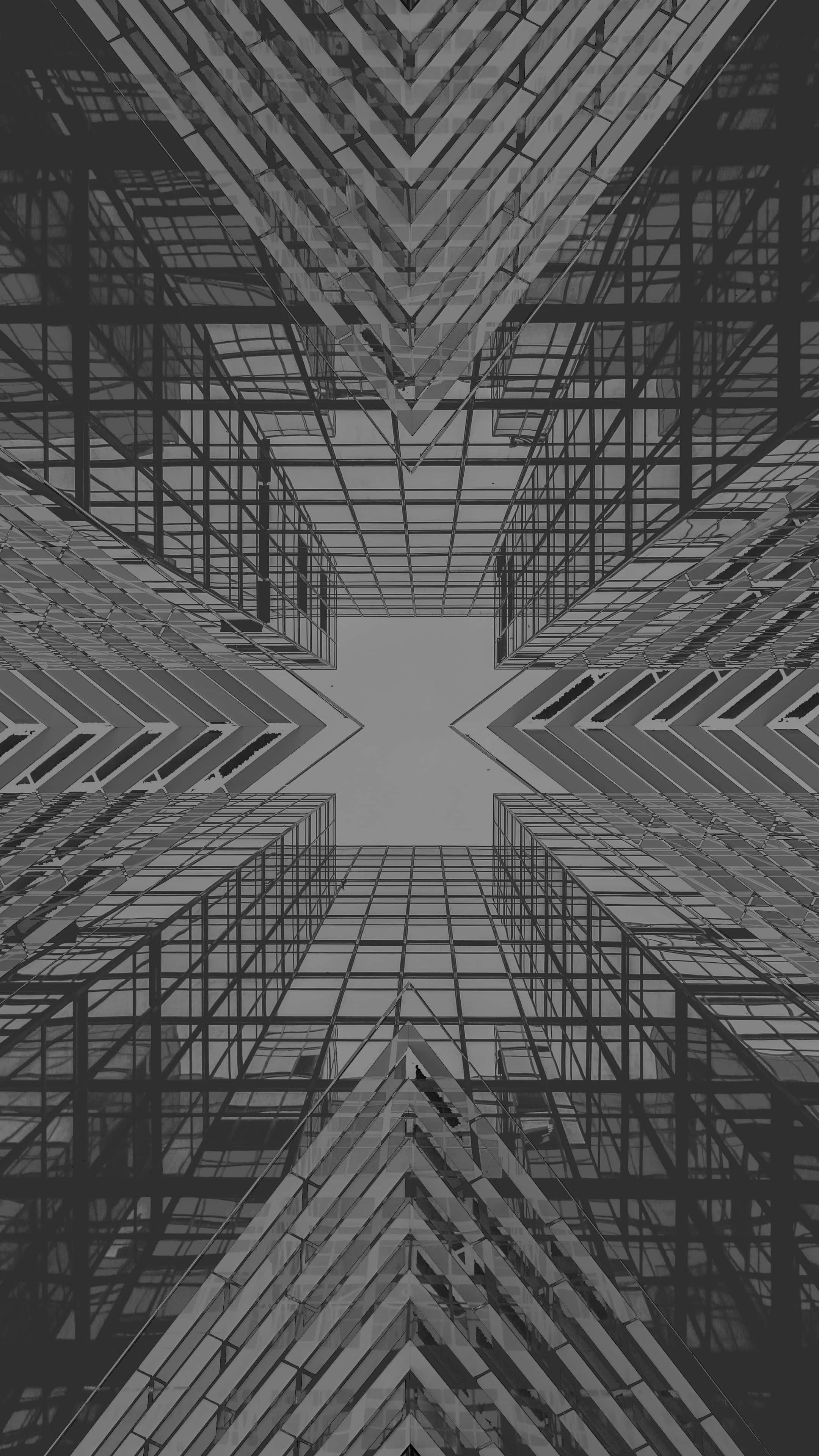 black background, 2160 x 3840 wallpaper, monochrome symmetrical view, 4K Phone Wallpaper