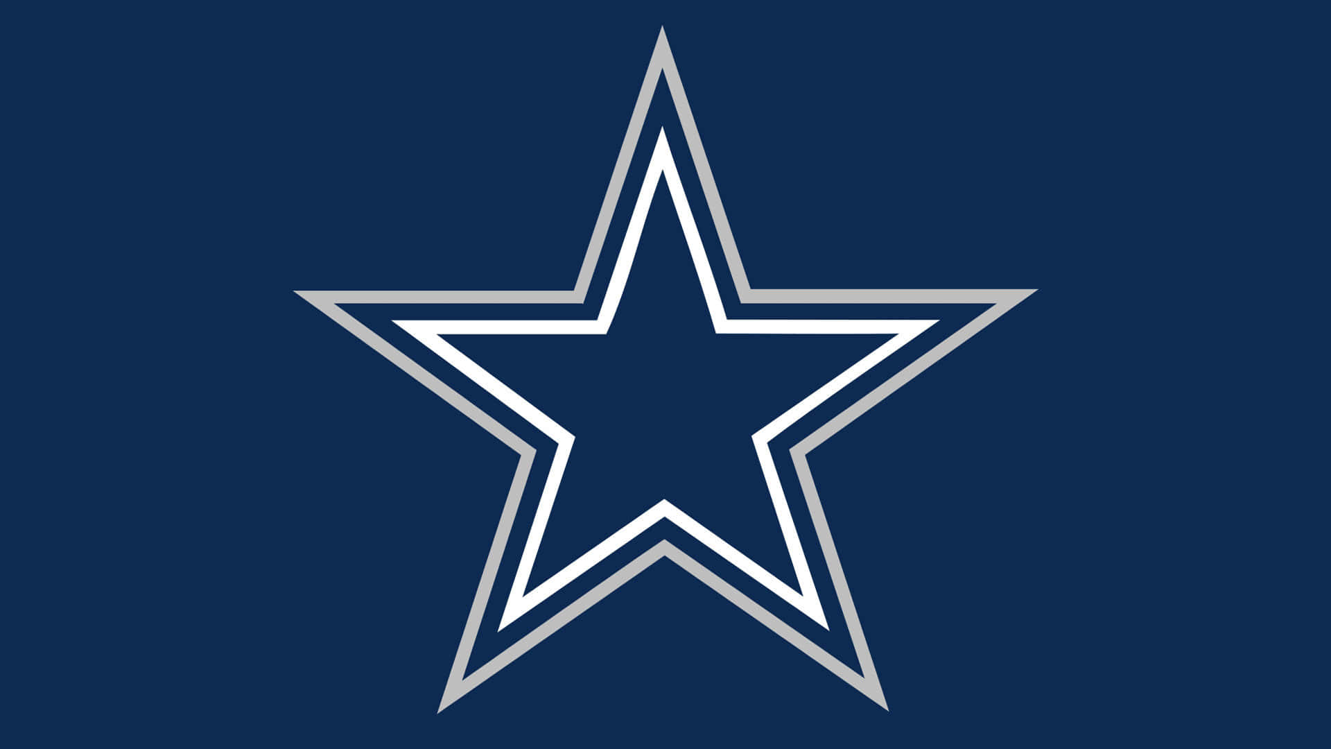 Dallas Cowboys, star logo, white, Full HD Desktop Wallpaper