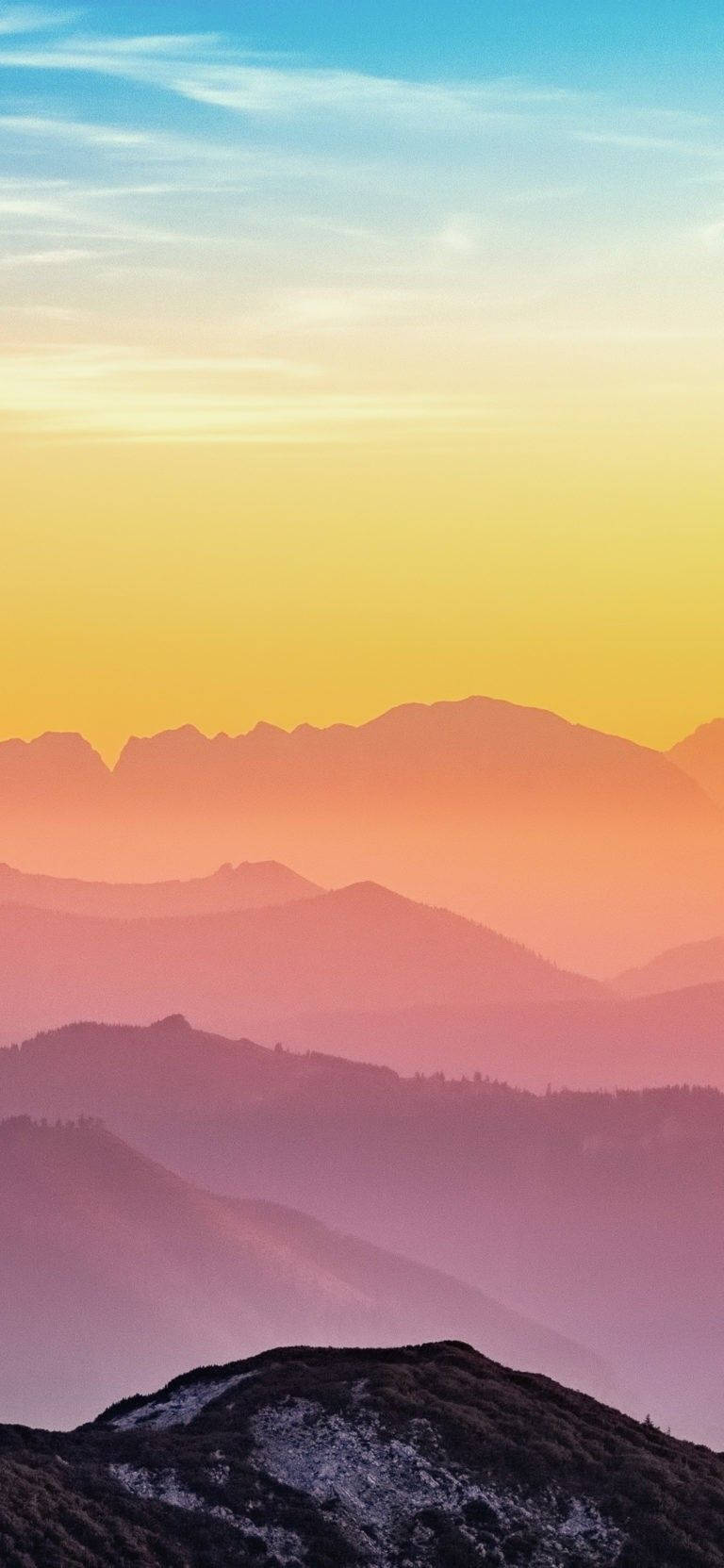 iPhone X, Super Retina display, sunrise, HD Phone Wallpaper