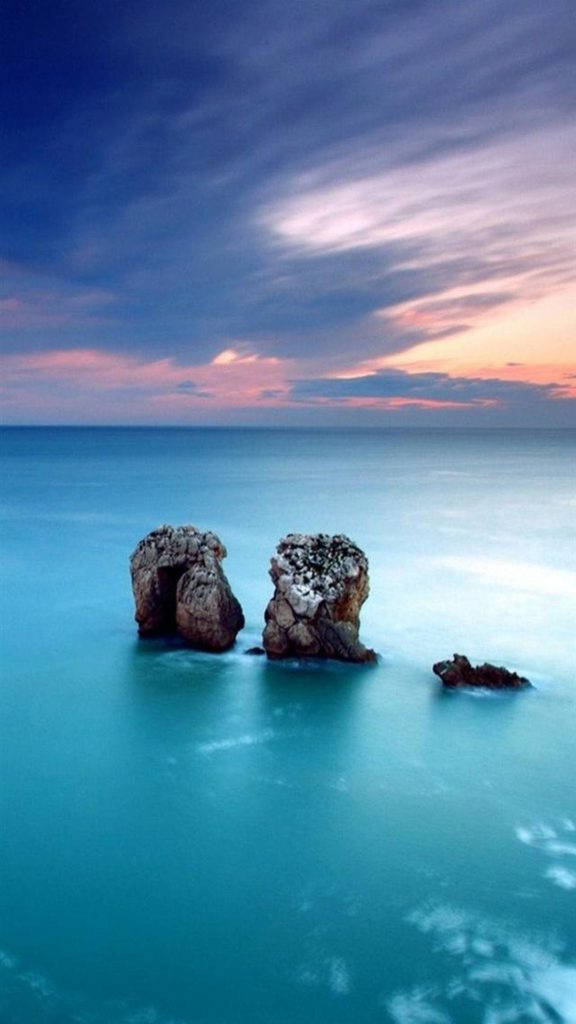 iPhone X, Dynamic Display, twilight sky, SD Phone Wallpaper
