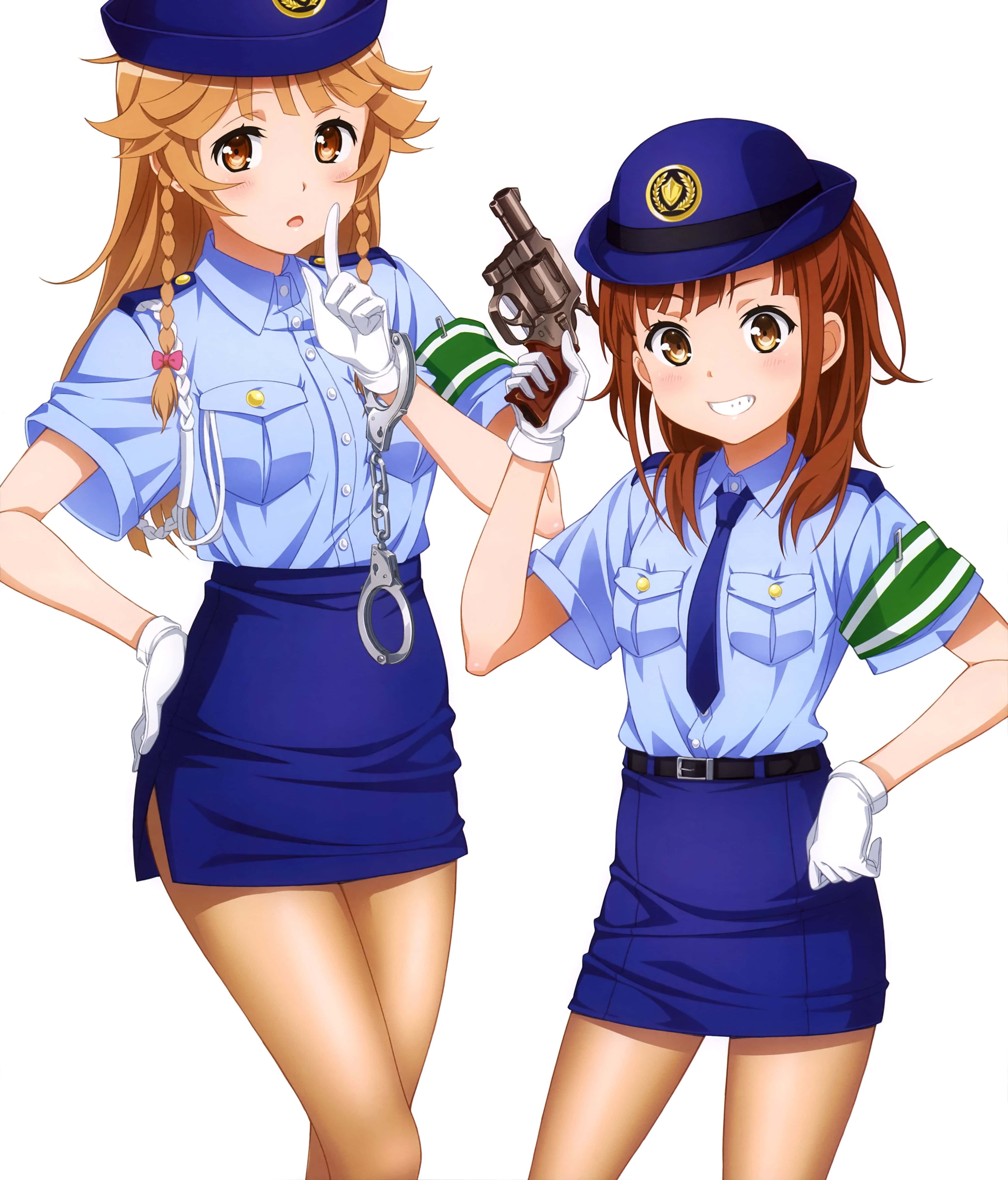 High School Fleet, Kouko, friend, 4K Phone Wallpaper
