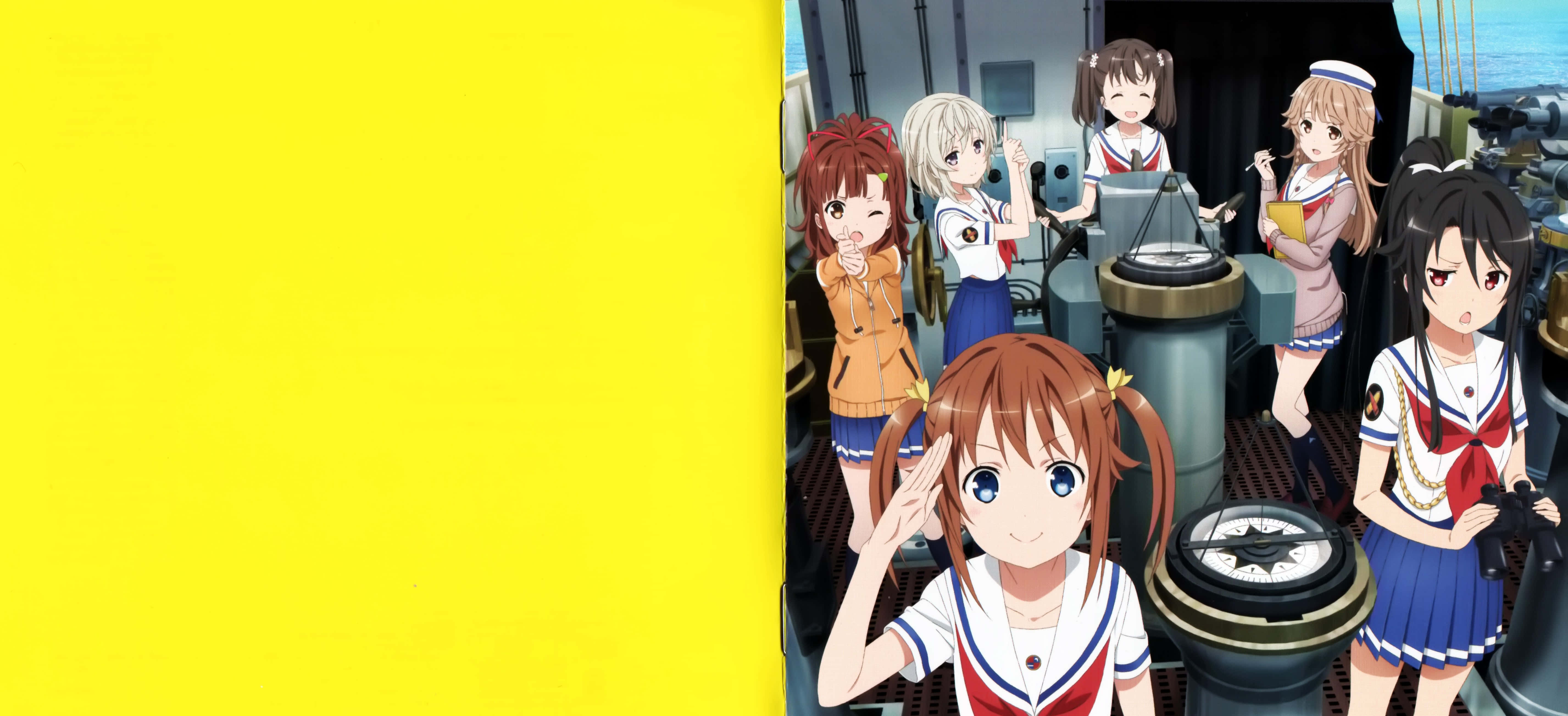 High School Fleet, characters, sailor uniforms, 5K Desktop Wallpaper