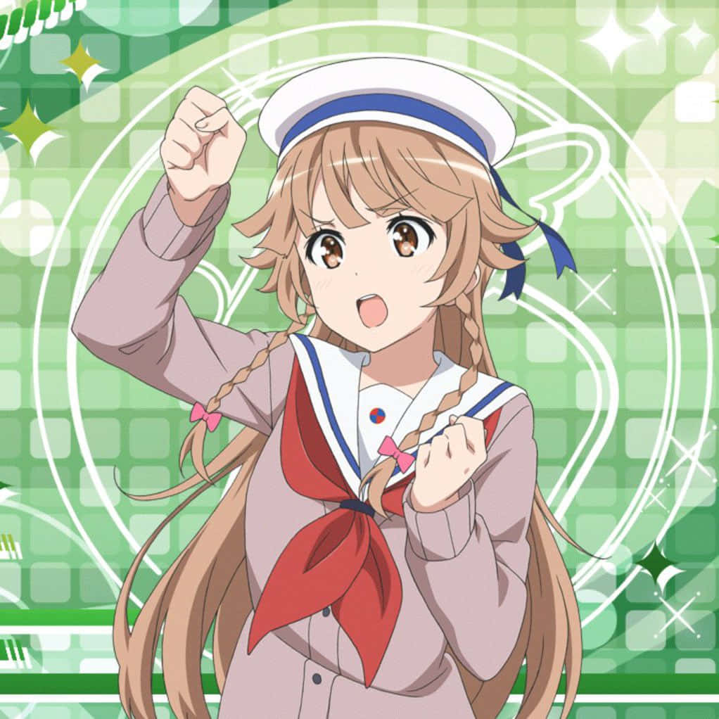 High School Fleet, Kouko Nosa, sailor uniform, SD Desktop Wallpaper
