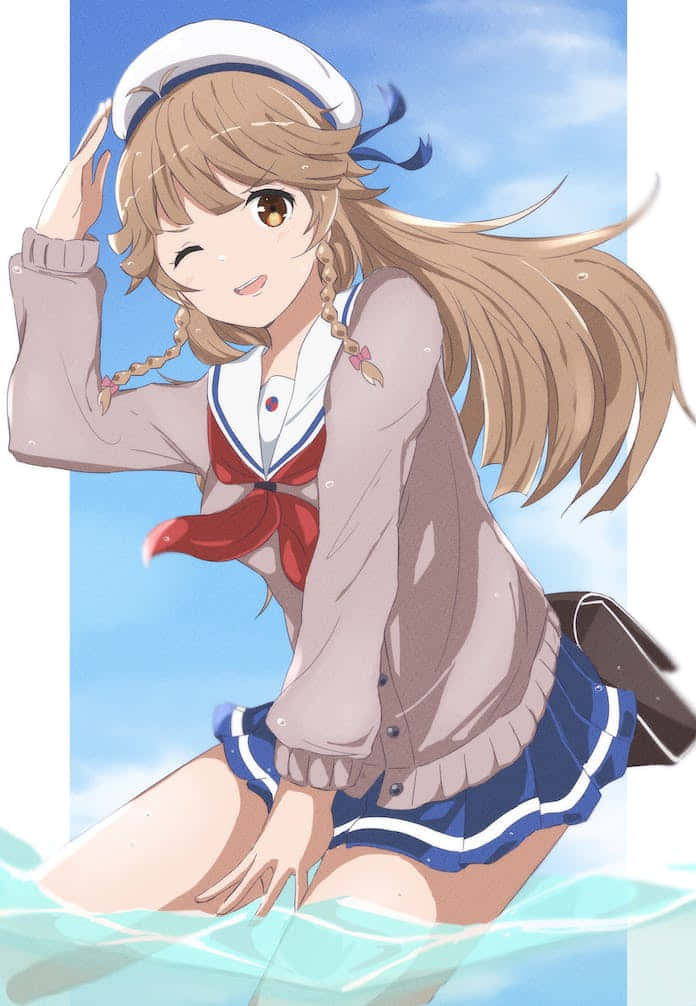 High School Fleet, Kouko Nosa, sailor outfit, SD Phone Wallpaper