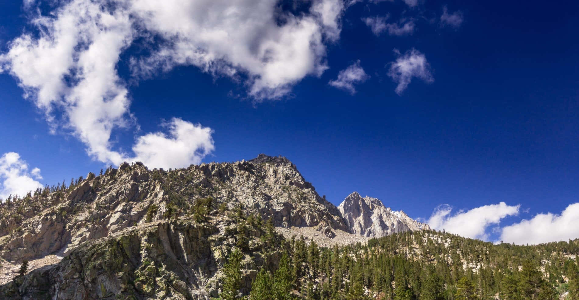 High Sierra, 1901 x 987, rugged mountain peaks, HD Desktop Wallpaper