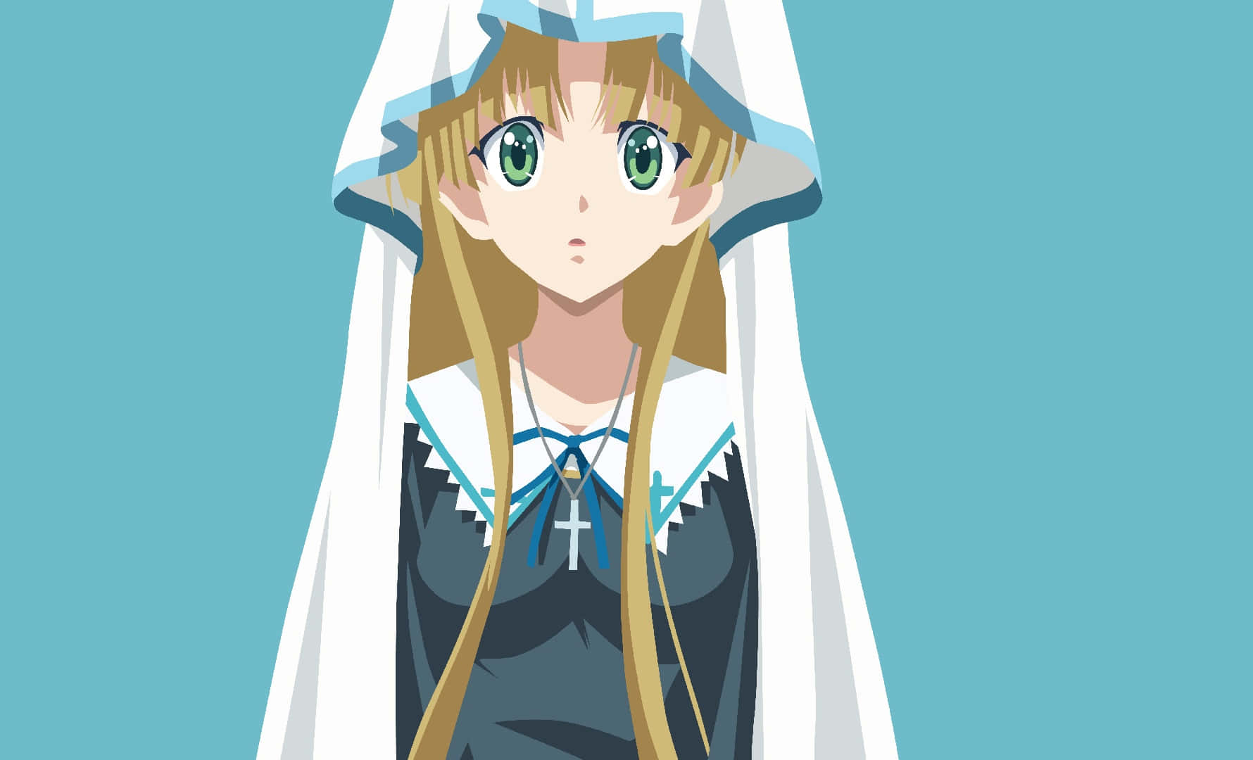 Highschool DxD, Asia Argento, white hooded nurse outfit, HD Desktop Wallpaper
