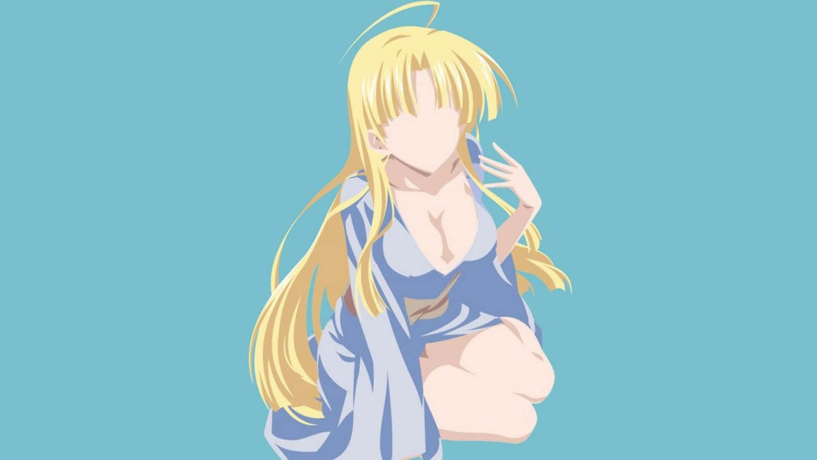 Highschool DxD, Asia Argento, blue outfit, HD Desktop Wallpaper
